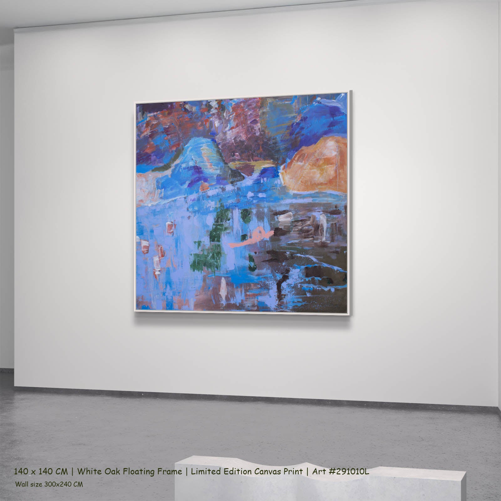 Against the tide, blue, brown Limited Edition Print by Summer Jiang