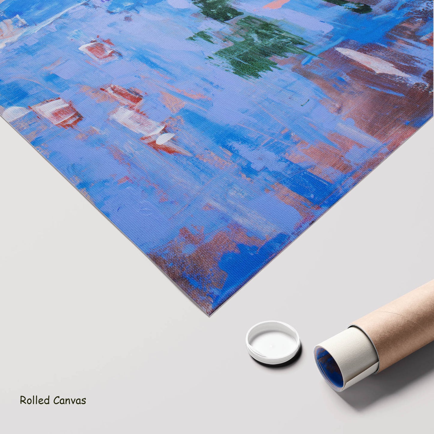 Against the tide, blue, brown Limited Edition Print by Summer Jiang
