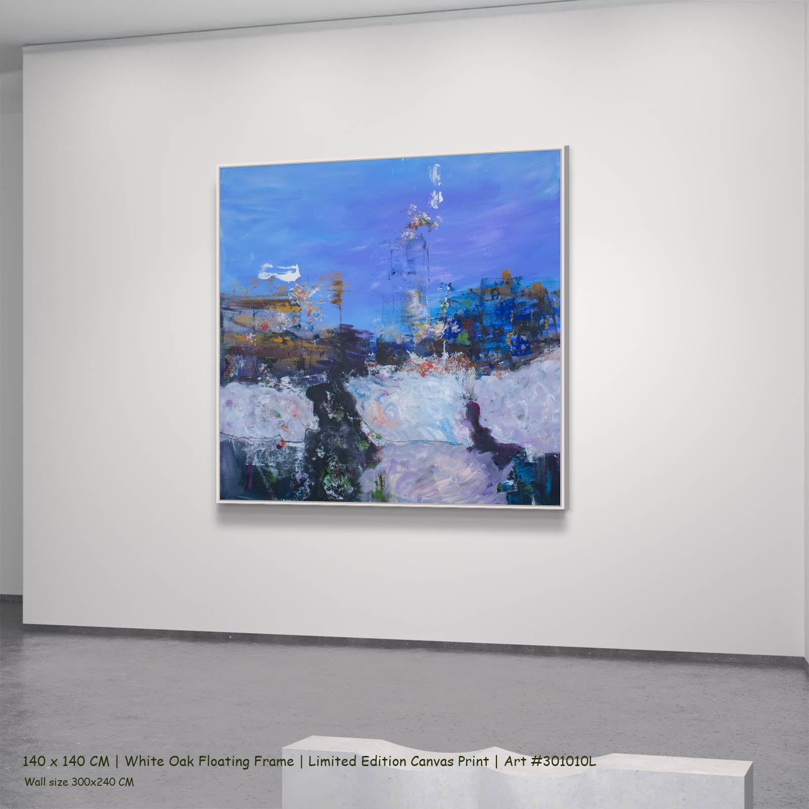 Holding On, blue, white, purple Limited Edition Print by Summer Jiang