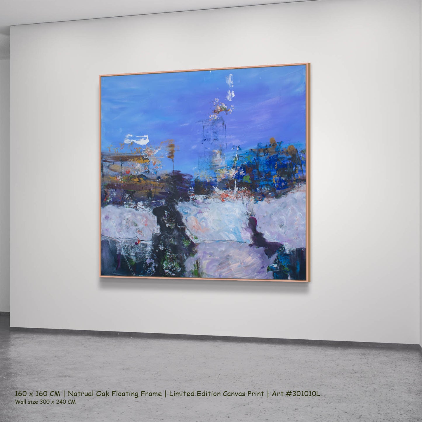 Holding On, blue, white, purple Limited Edition Print by Summer Jiang