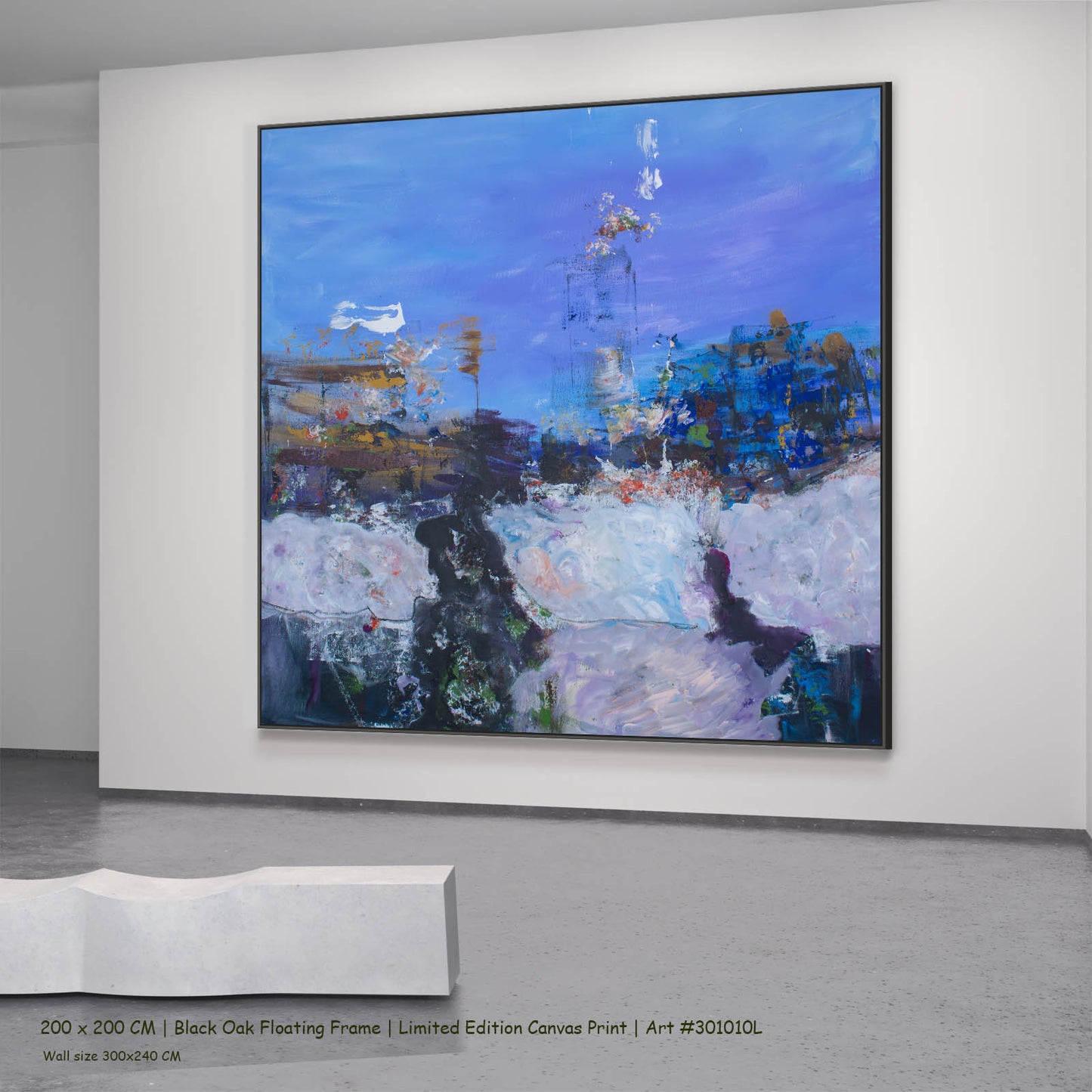 Holding On, blue, white, purple Limited Edition Print by Summer Jiang