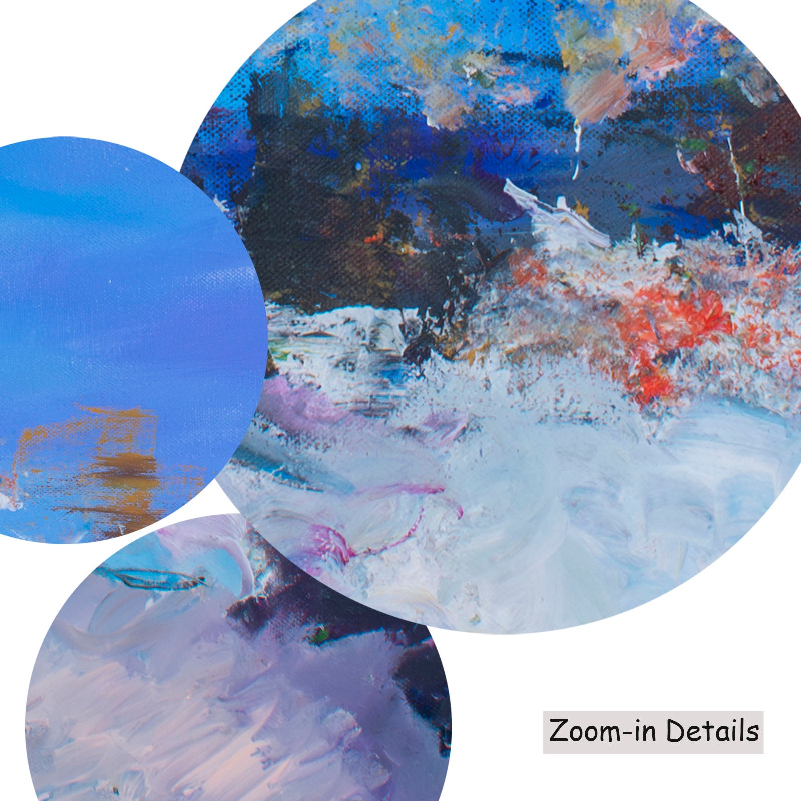 Holding On, blue, white, purple Limited Edition Print by Summer Jiang