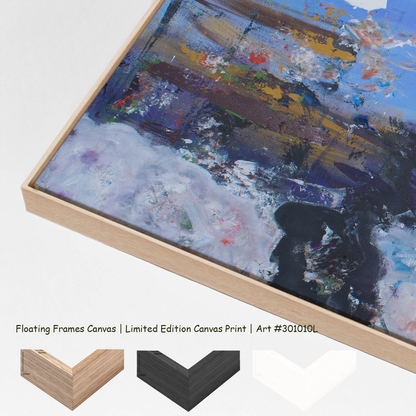 Holding On, blue, white, purple Limited Edition Print by Summer Jiang