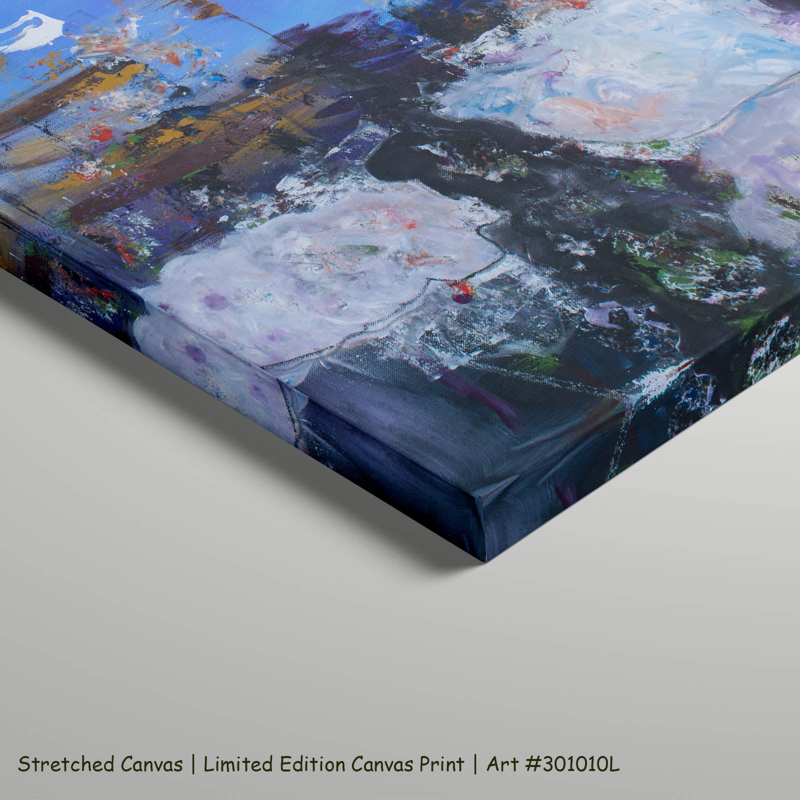 Holding On, blue, white, purple Limited Edition Print by Summer Jiang