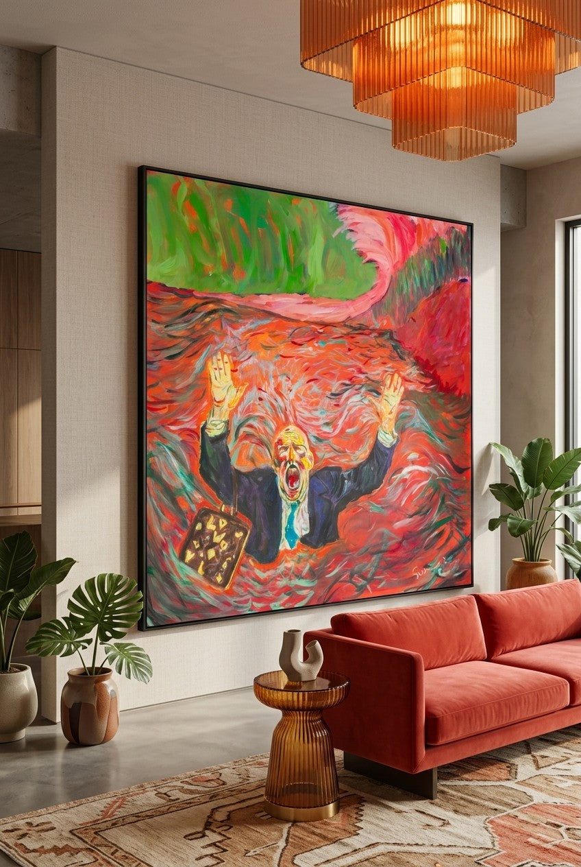 Limited edition | Drowning dishonesty | 80×80 to 300×300 CM