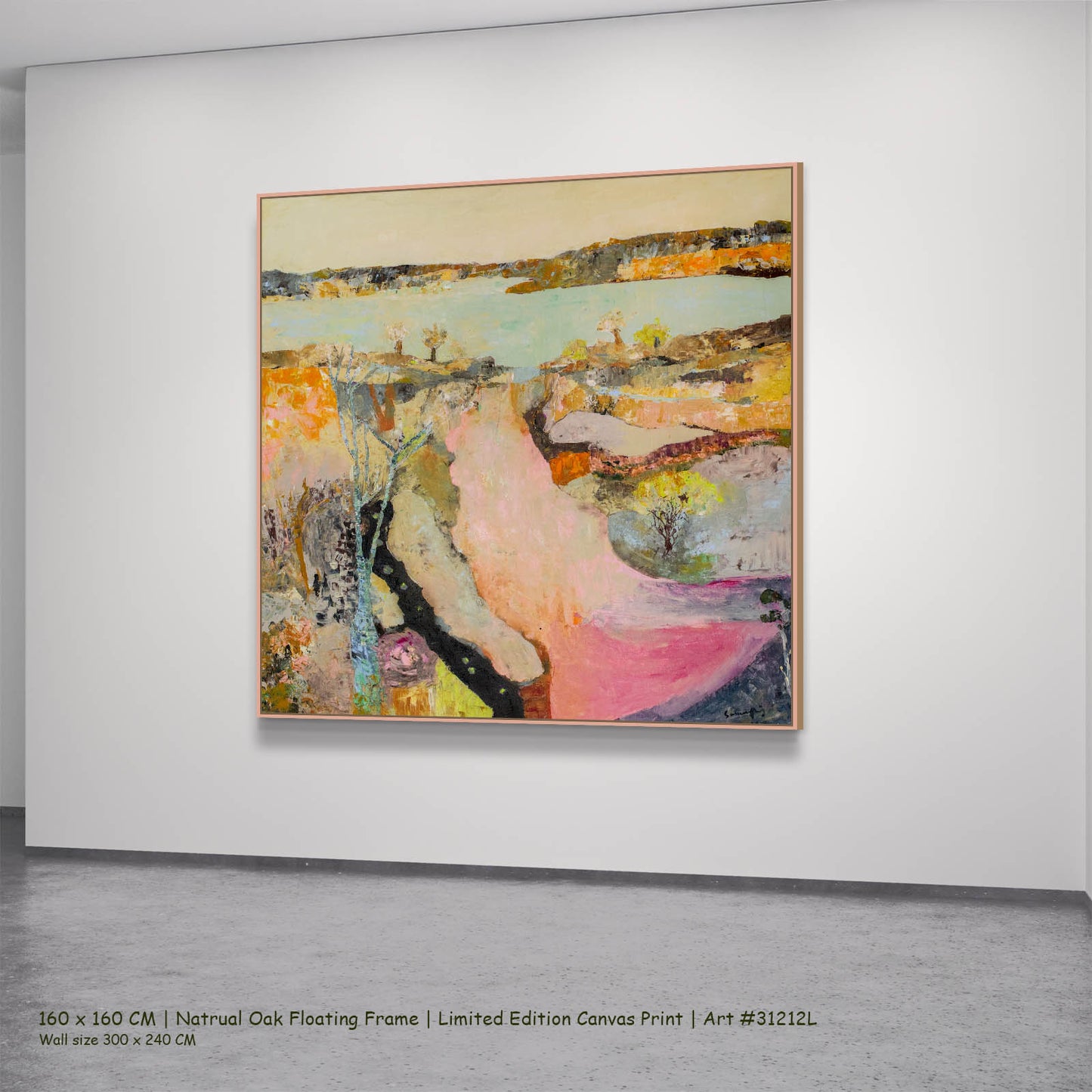 Wodonga, pink, orange, yellow Limited Edition Print by Summer Jiang