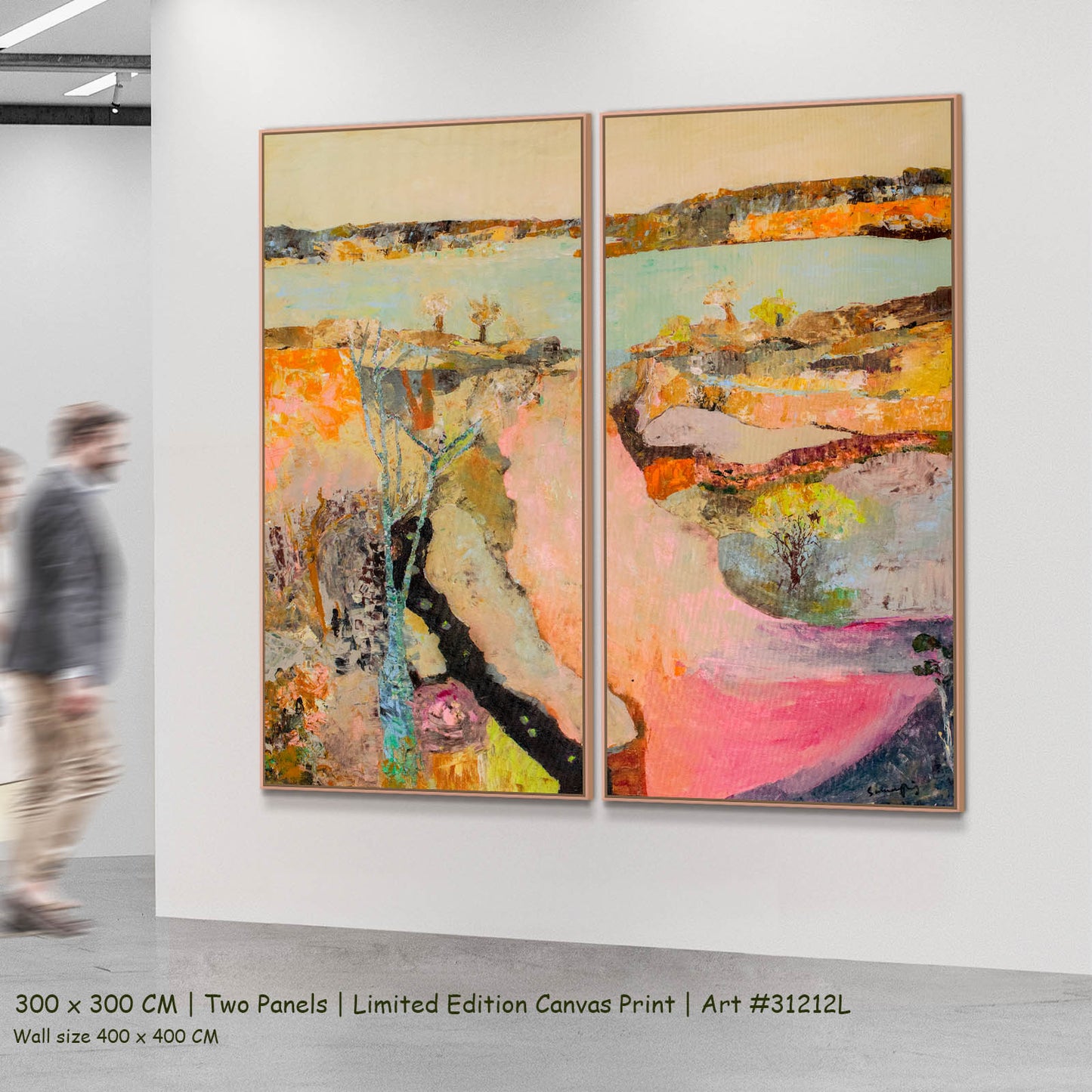 Wodonga, pink, orange, yellow Limited Edition Print by Summer Jiang