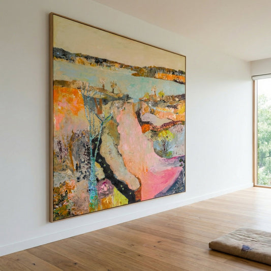 Wodonga, pink, orange, yellow Limited Edition Print by Summer Jiang