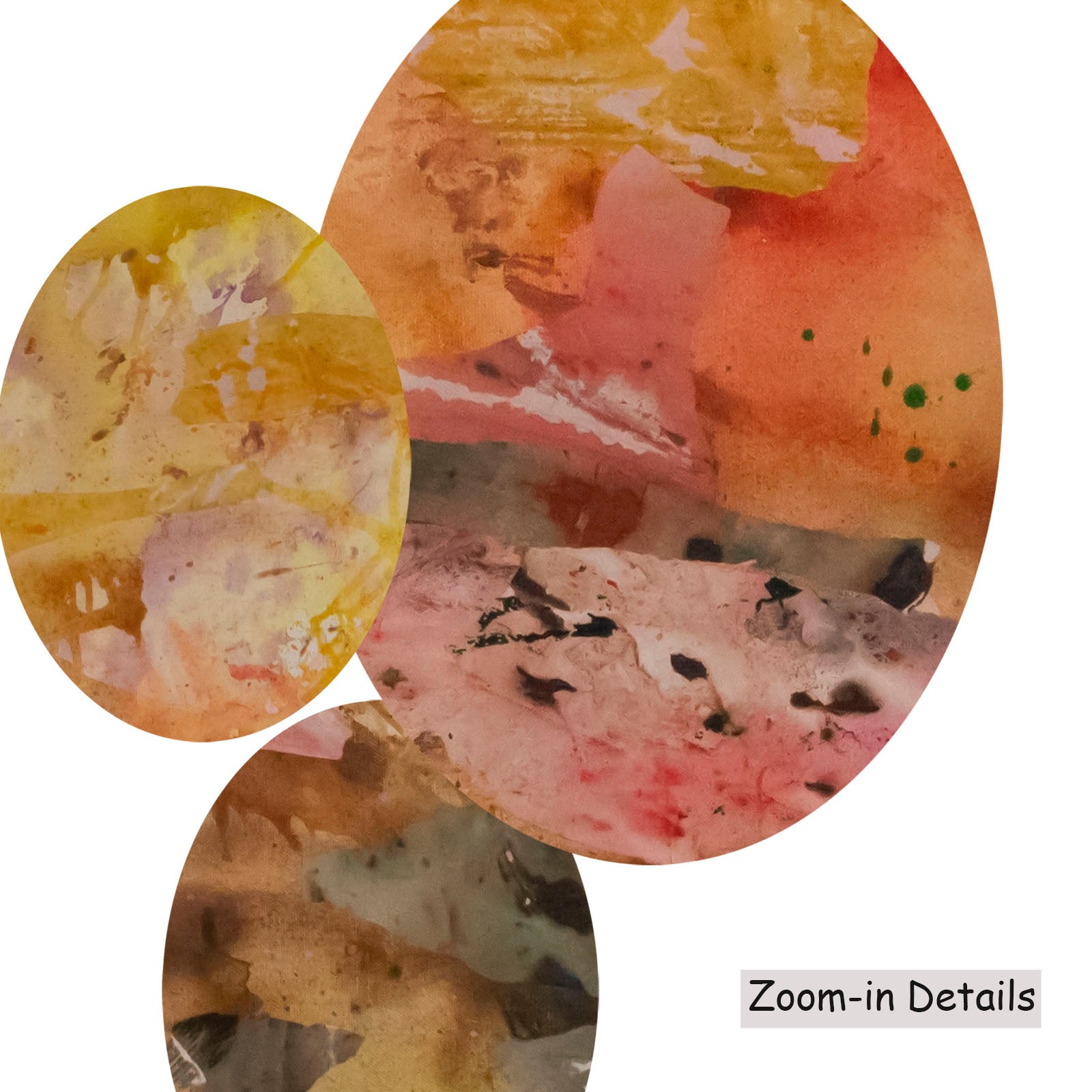 Walk Through Dawn, yellow, brown, red Limited Edition Print by Summer Jiang