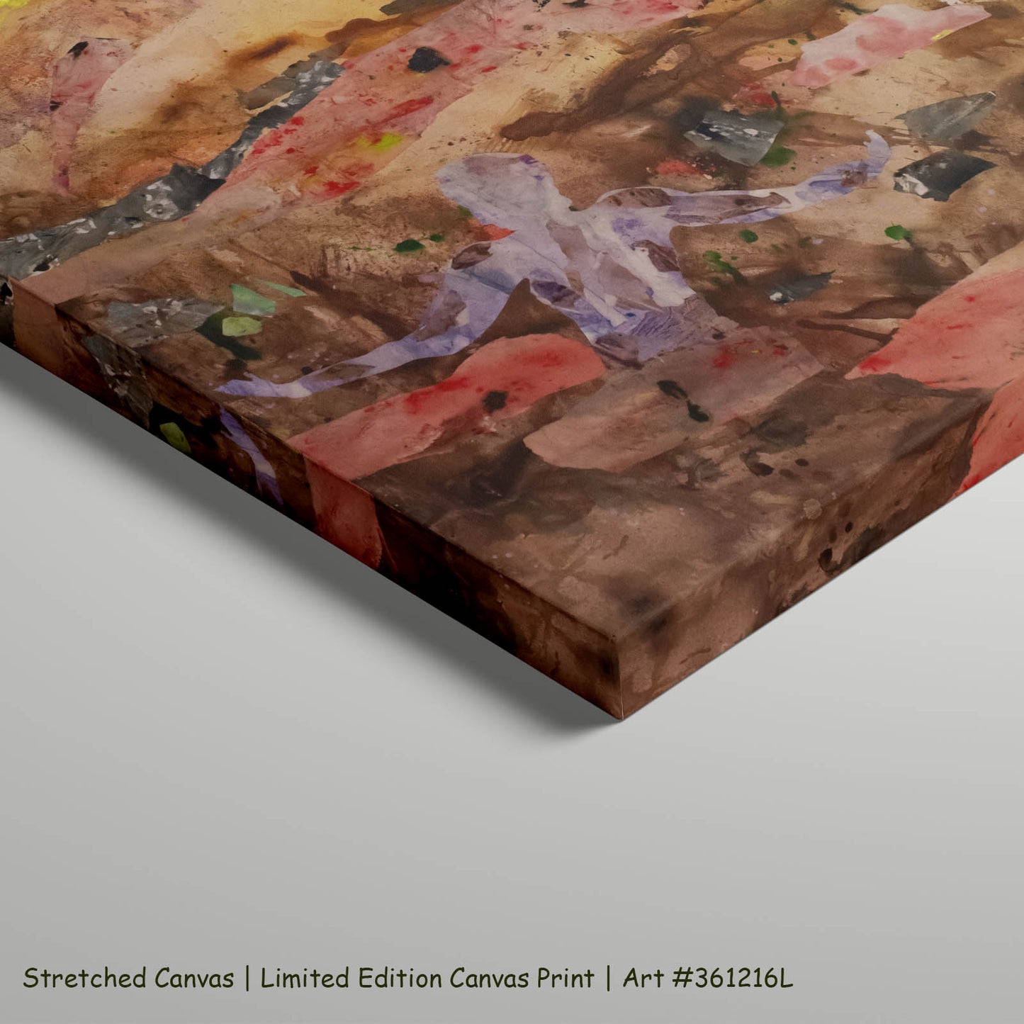 Walk Through Dawn, yellow, brown, red Limited Edition Print by Summer Jiang