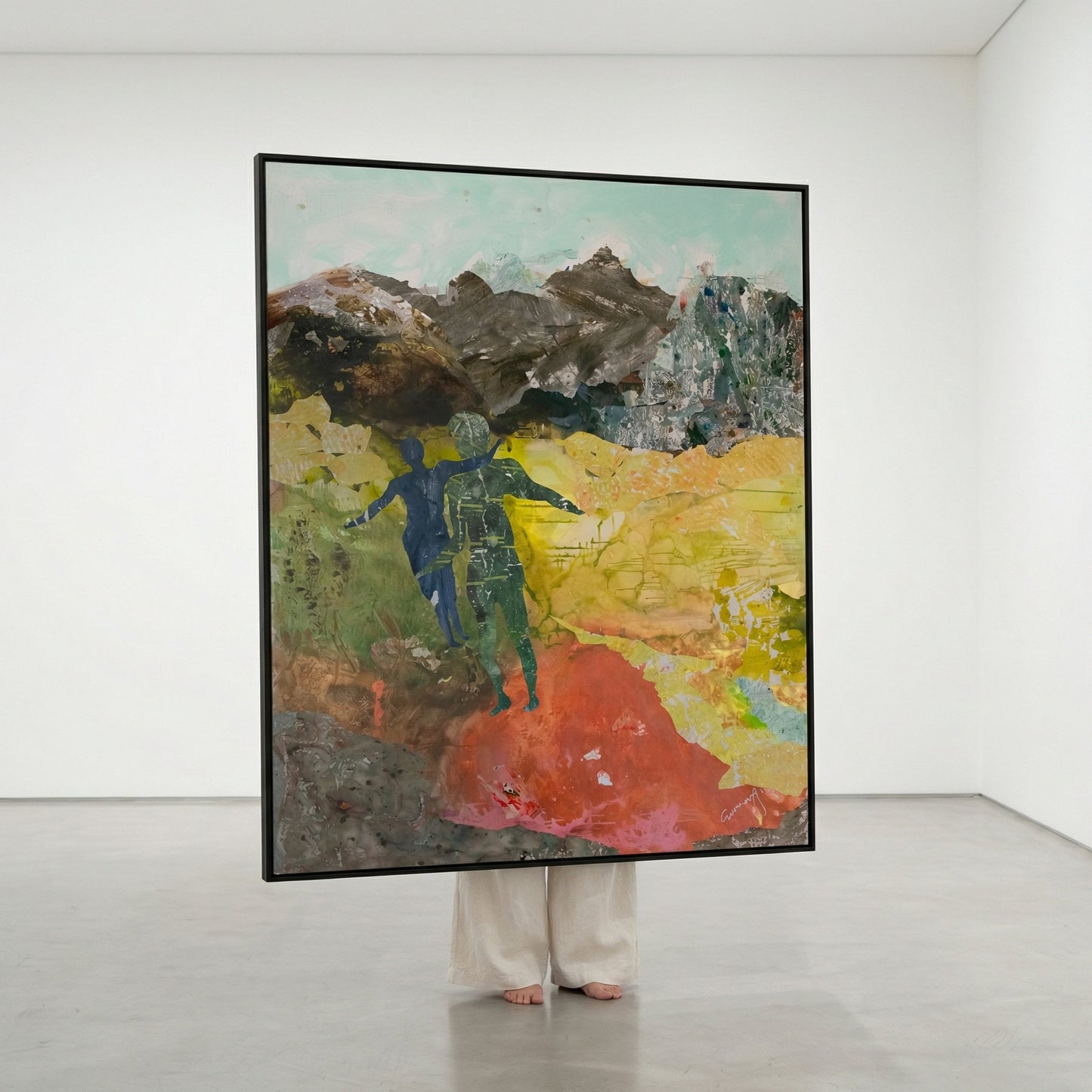 Original Painting | Path Becoming | Crossing: 4.5