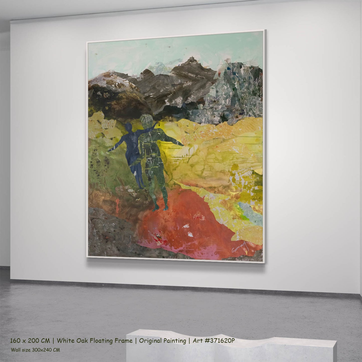 Original Painting | Path Becoming | Crossing: 4.5