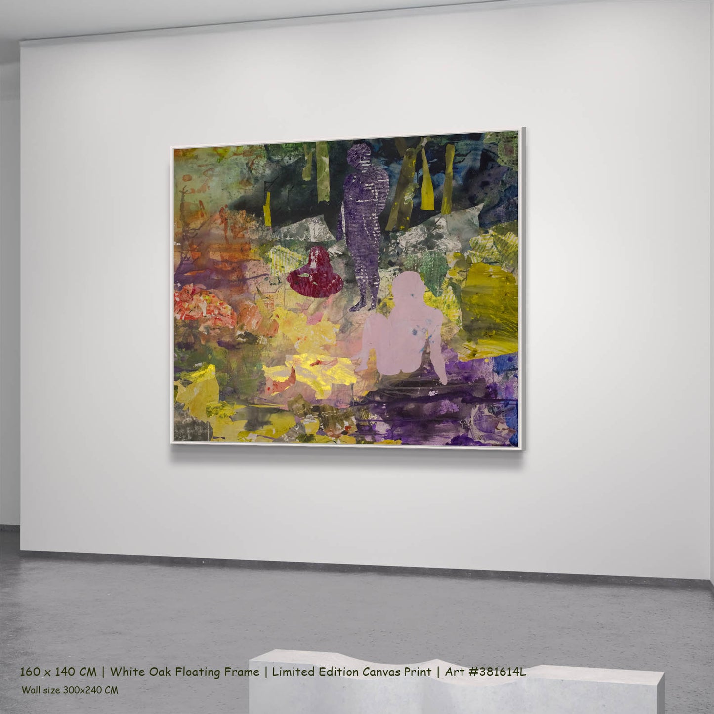 As We Are, yellow, purple, green, brown Limited Edition Print by Summer Jiang