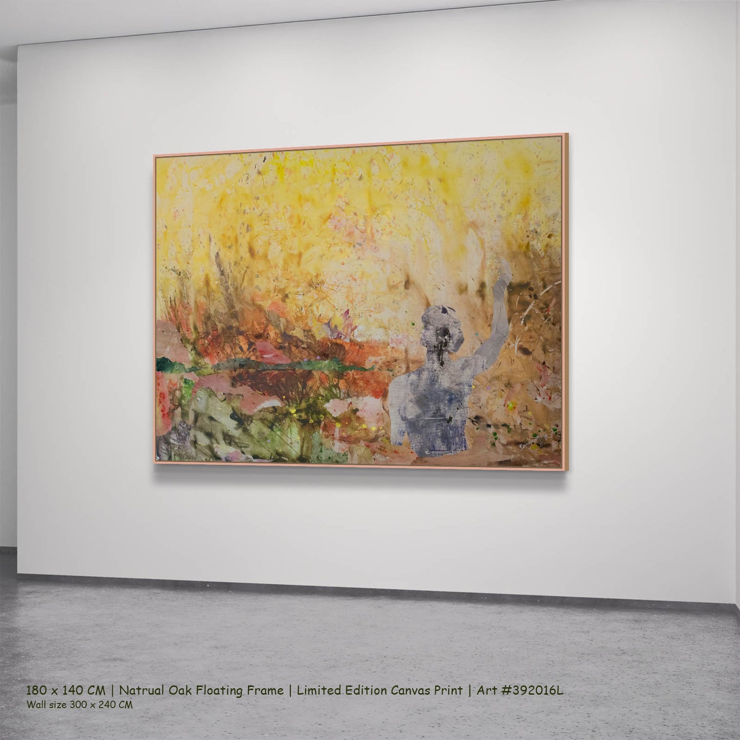 The Merge, yellow, brown, orange Limited Edition Print by Summer Jiang