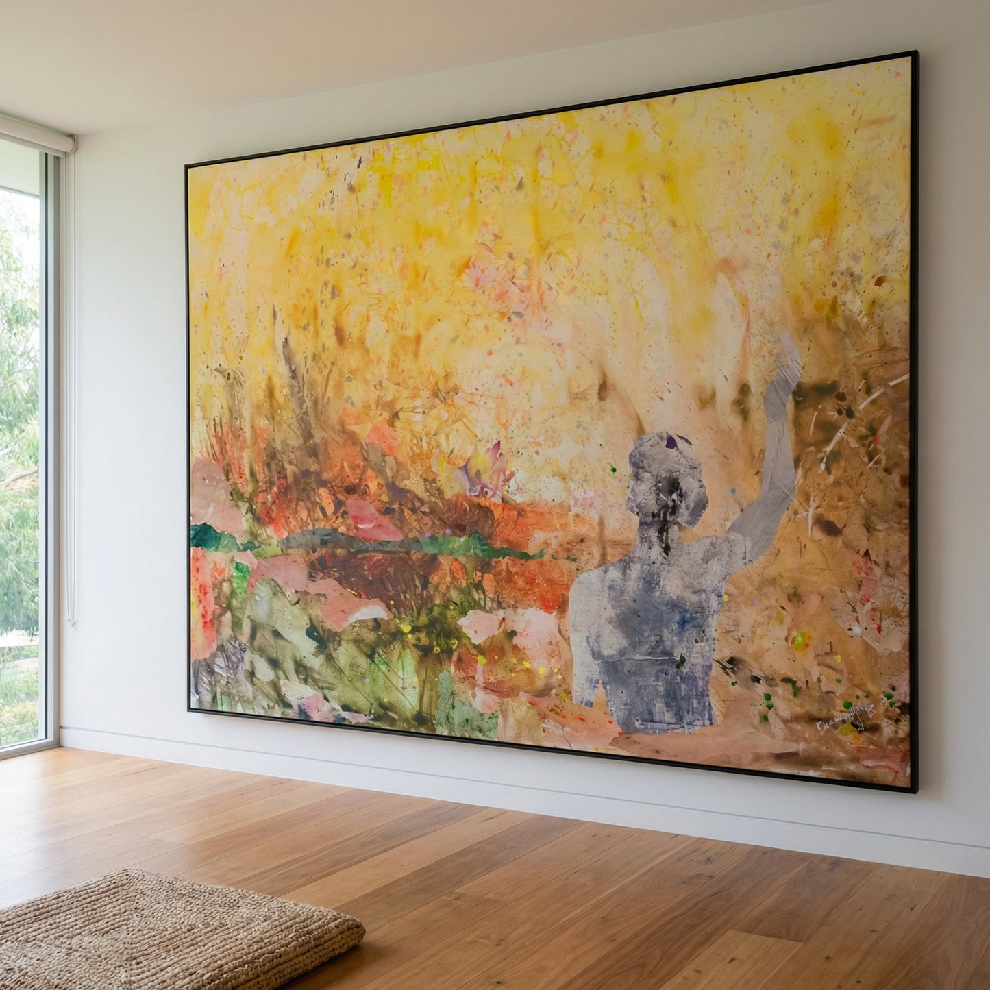 The Merge, yellow, brown, orange Limited Edition Print by Summer Jiang