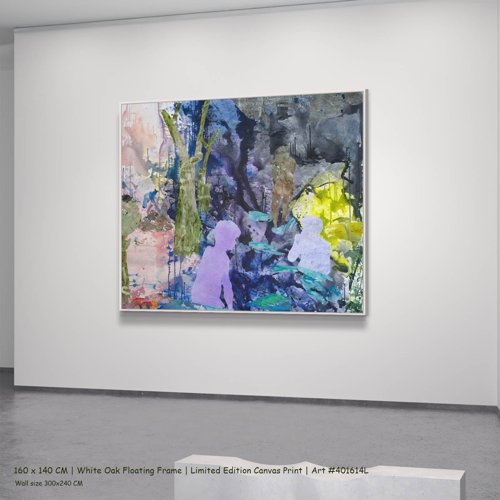 The Search, blue, purple, pink Limited Edition Print by Summer Jiang