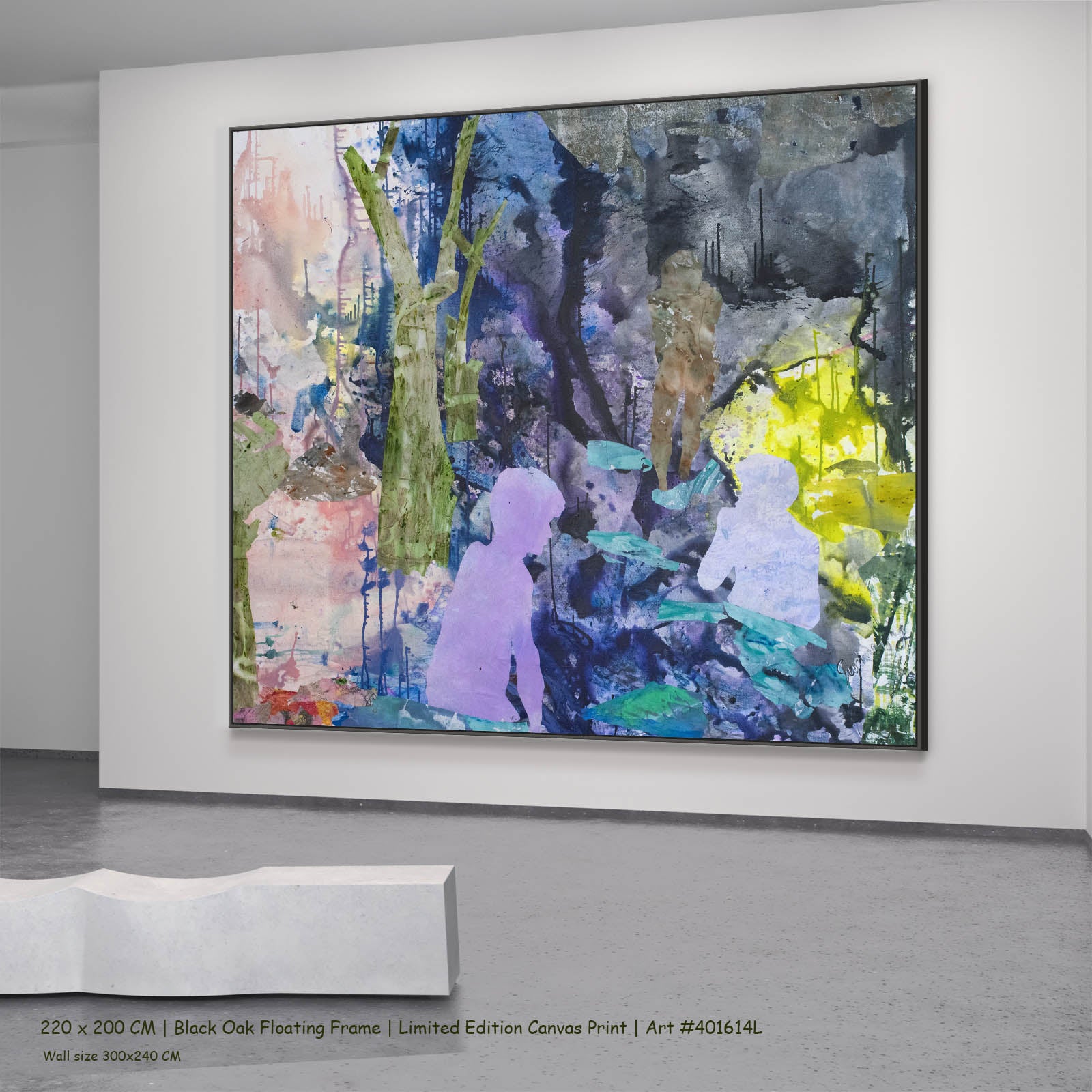 The Search, blue, purple, pink Limited Edition Print by Summer Jiang