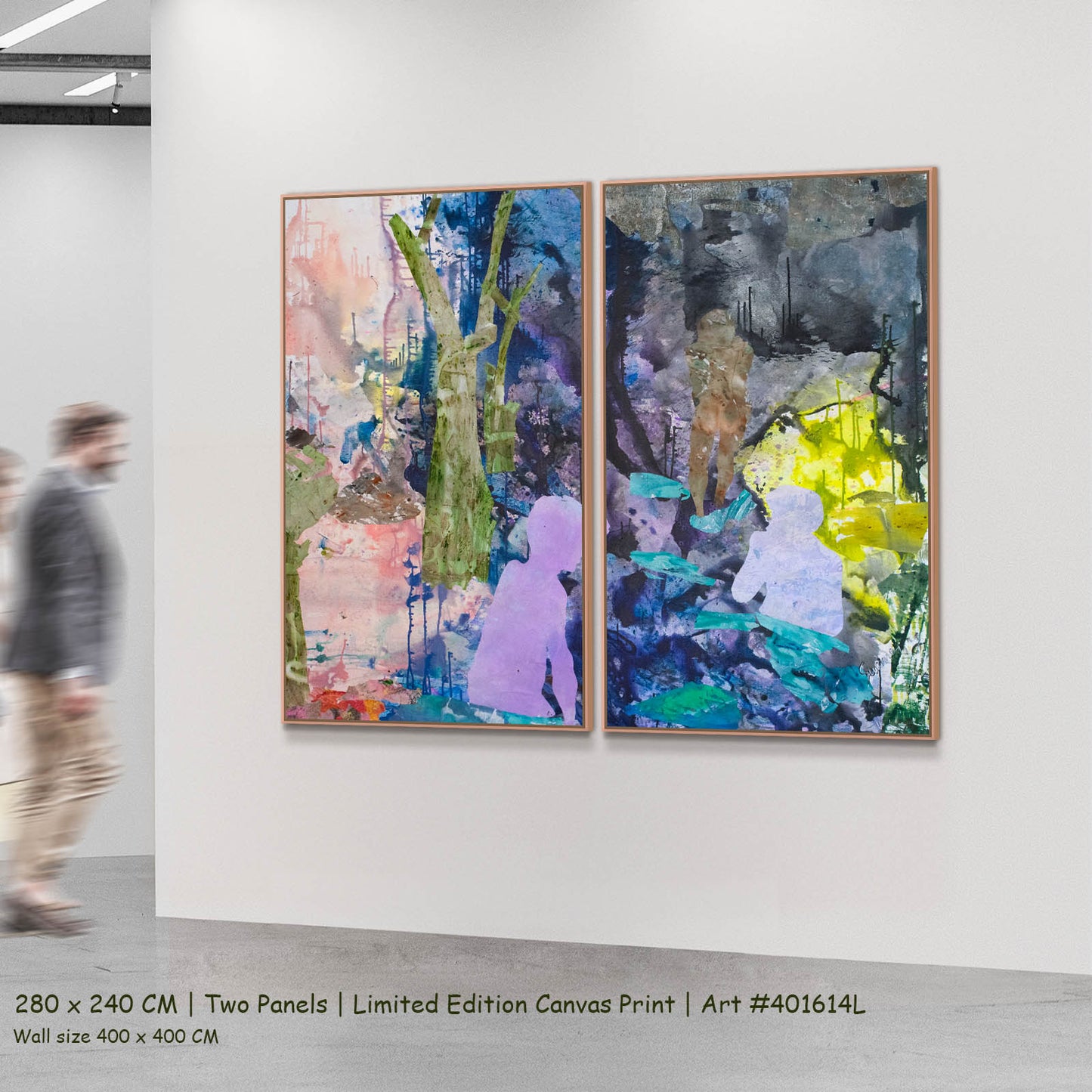 The Search, blue, purple, pink Limited Edition Print by Summer Jiang