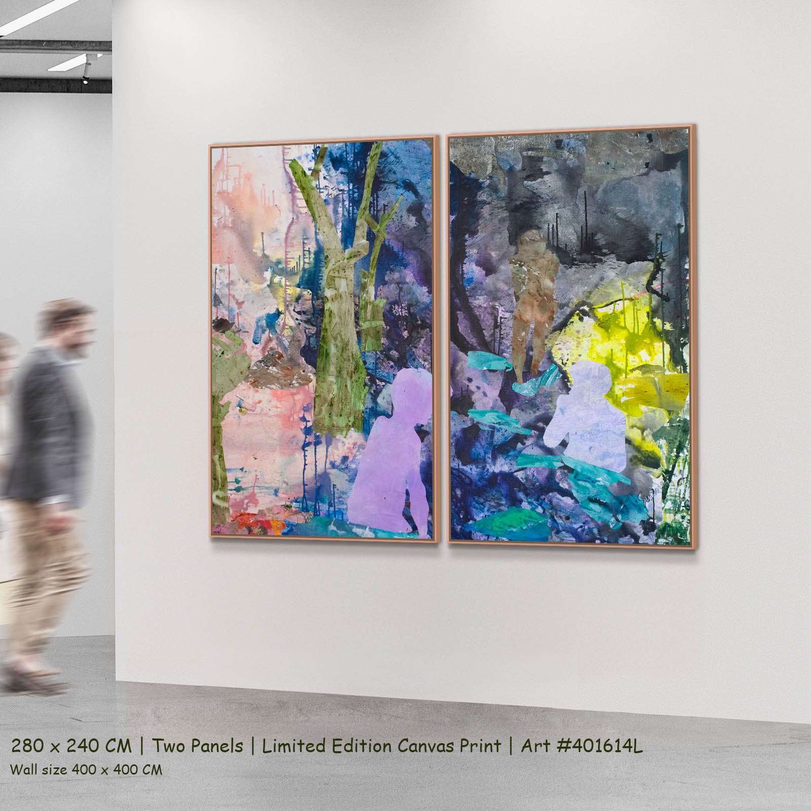 The Search, blue, purple, pink Limited Edition Print by Summer Jiang