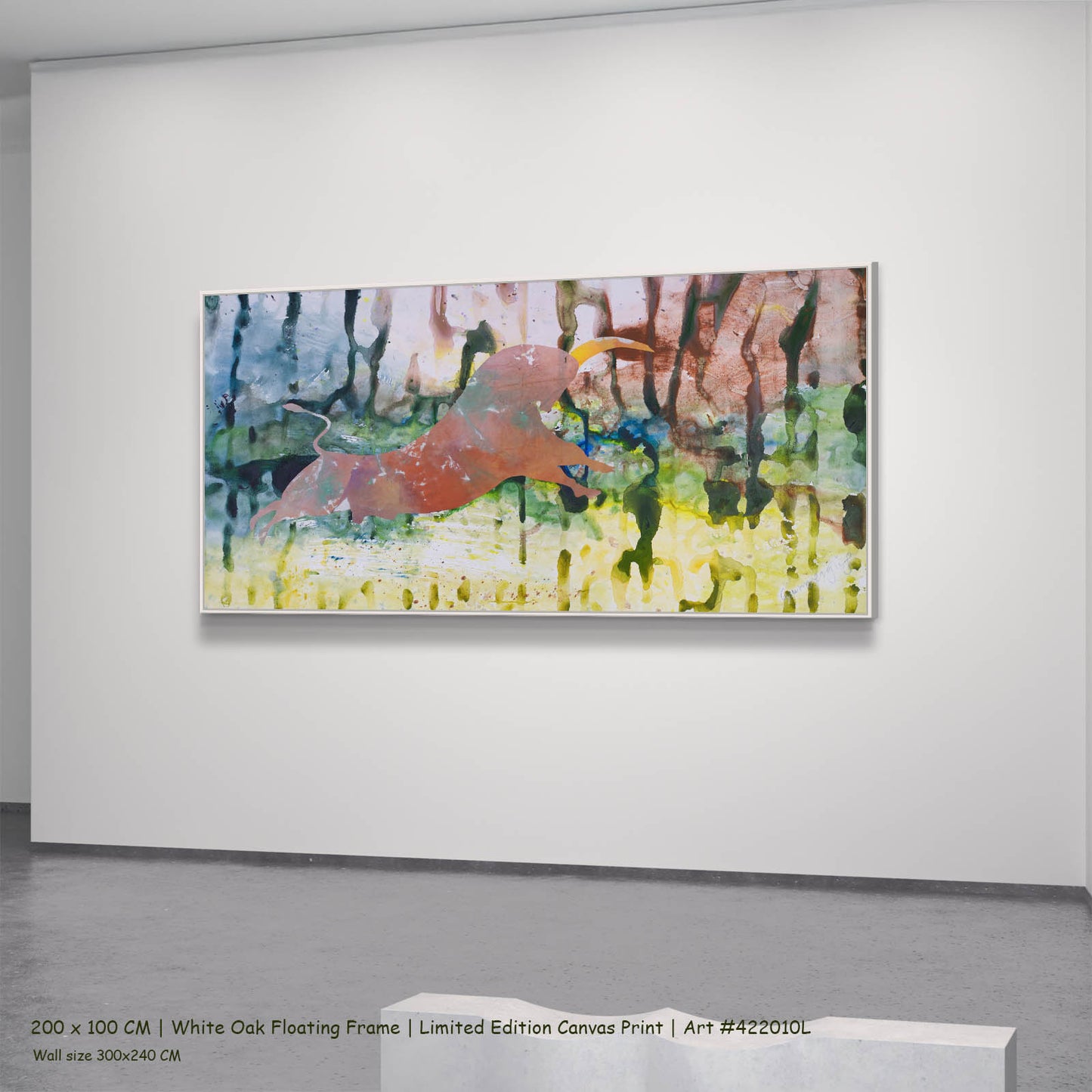 Unbreakable, yellow, pink, green Limited Edition Print by Summer Jiang