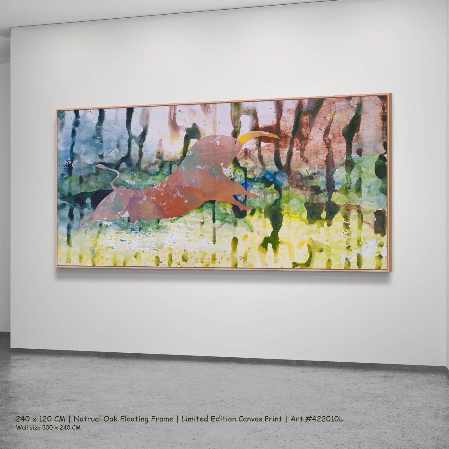 Unbreakable, yellow, pink, green Limited Edition Print by Summer Jiang