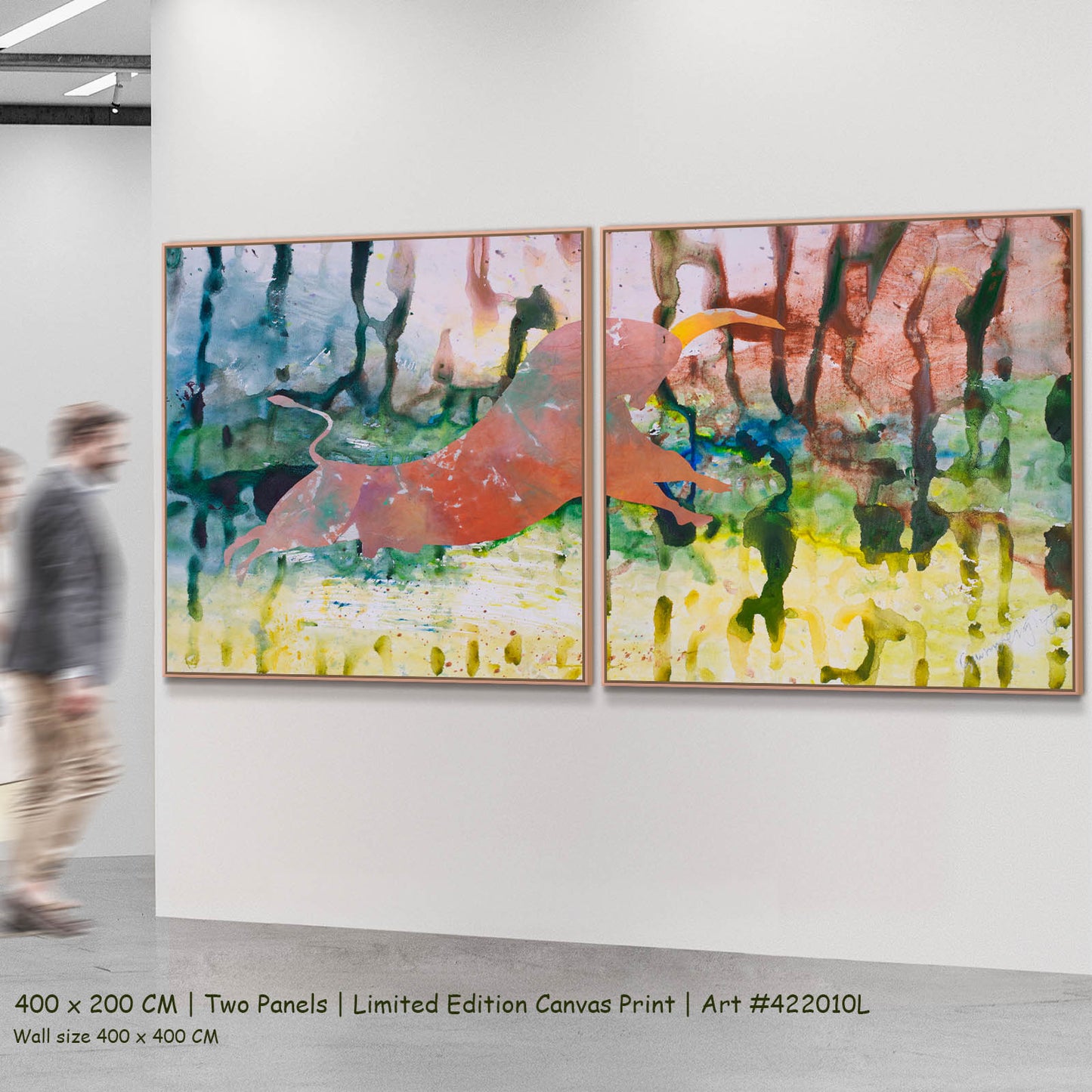Unbreakable, yellow, pink, green Limited Edition Print by Summer Jiang