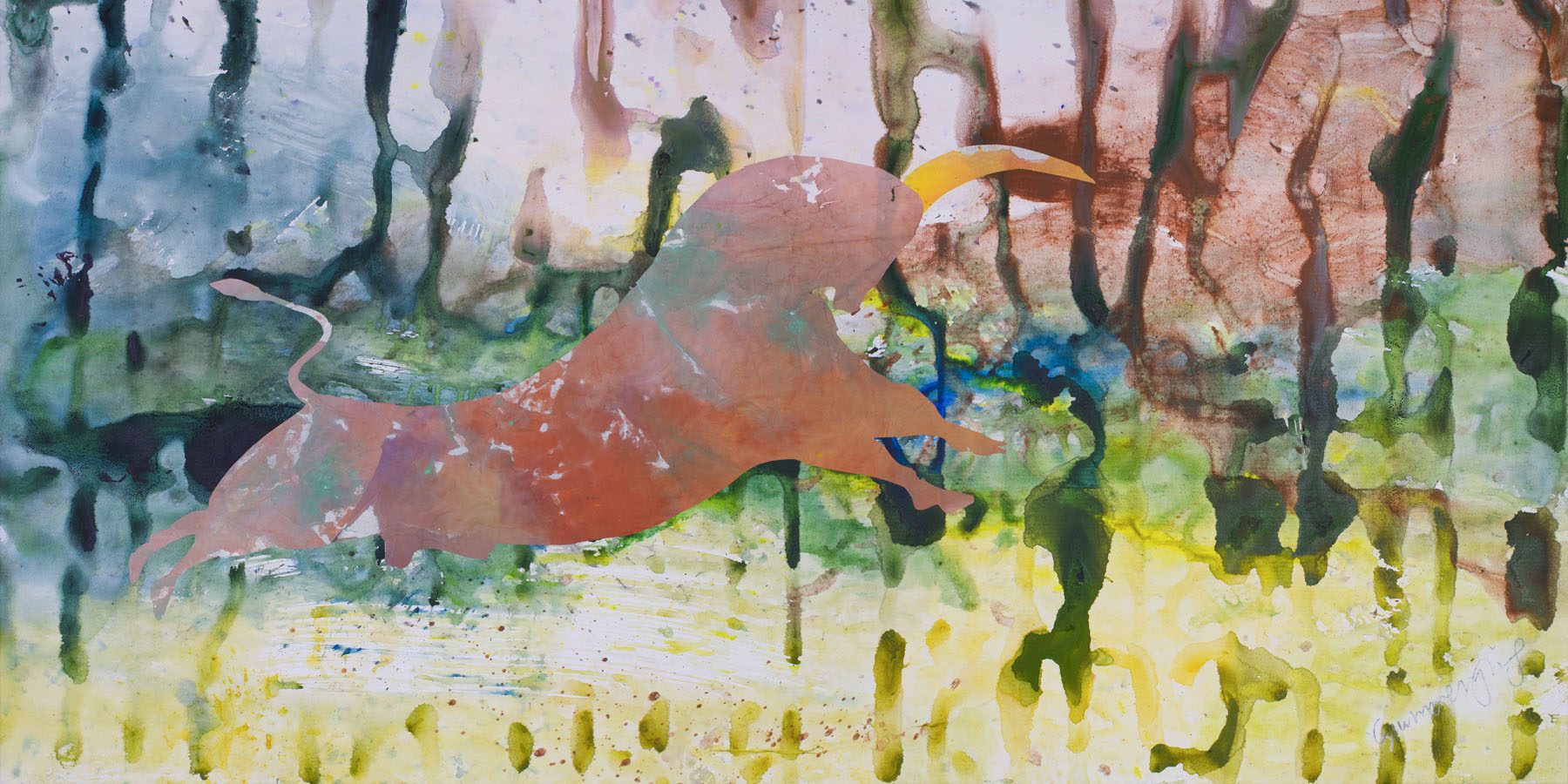 Unbreakable, yellow, pink, green Limited Edition Print by Summer Jiang