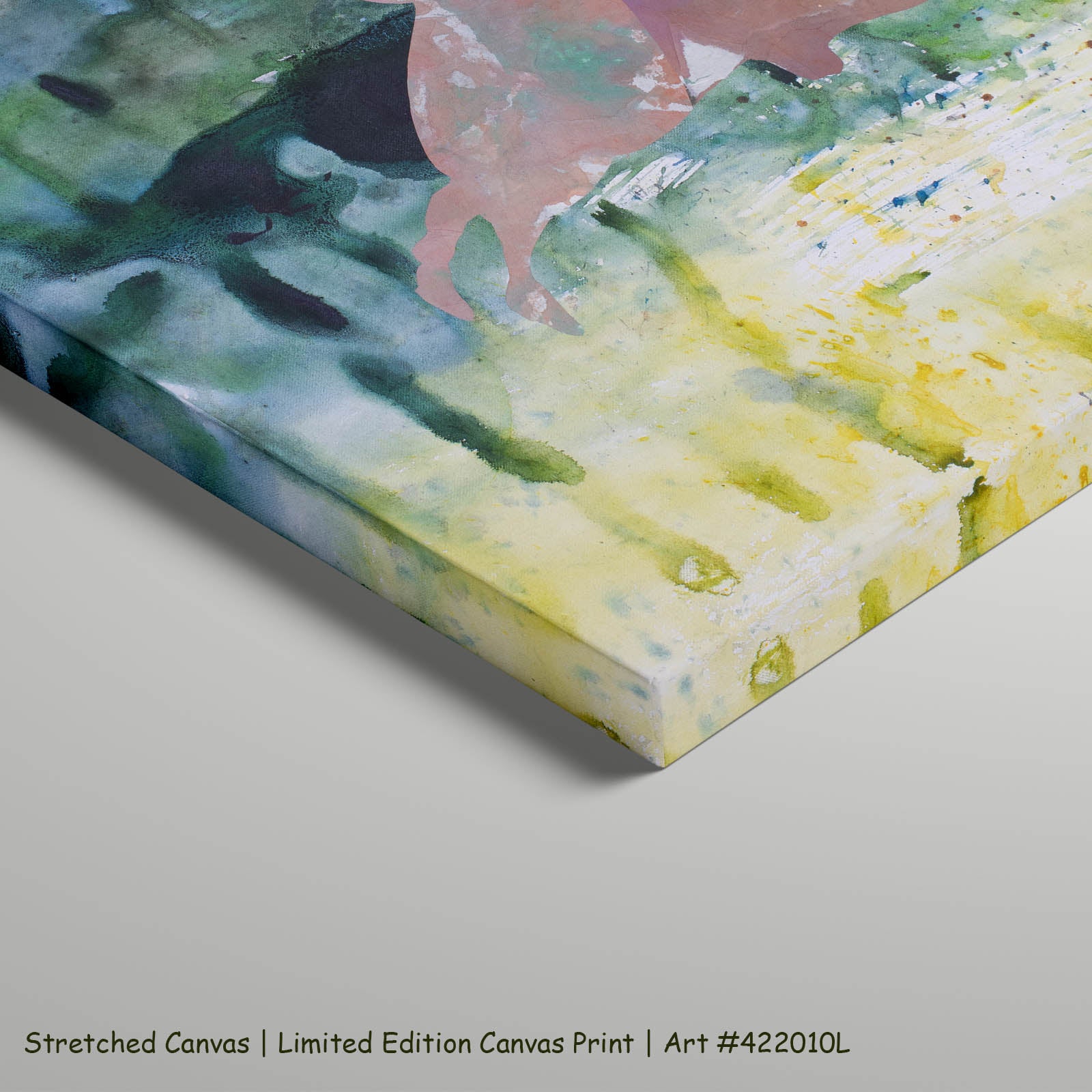Unbreakable, yellow, pink, green Limited Edition Print by Summer Jiang