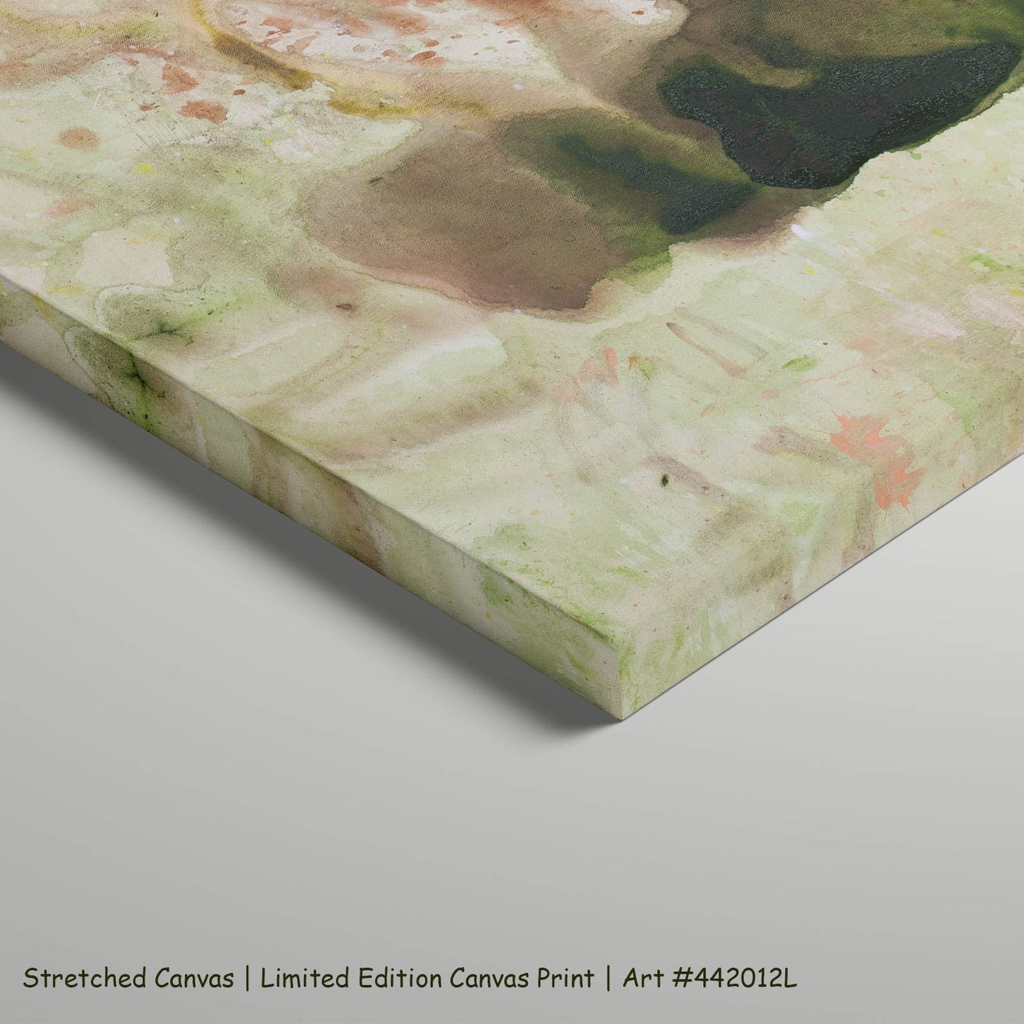 Swan's Whisper, white, green, yellow, brown Limited Edition Print by Summer Jiang
