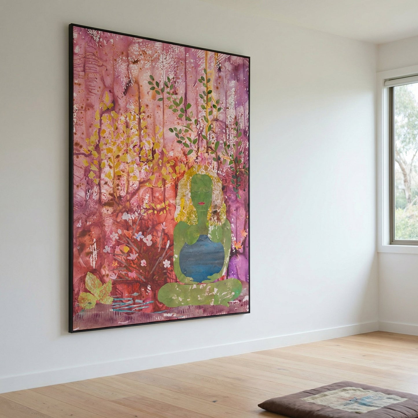 Mother Earth, purple, green Limited Edition Print by Summer Jiang