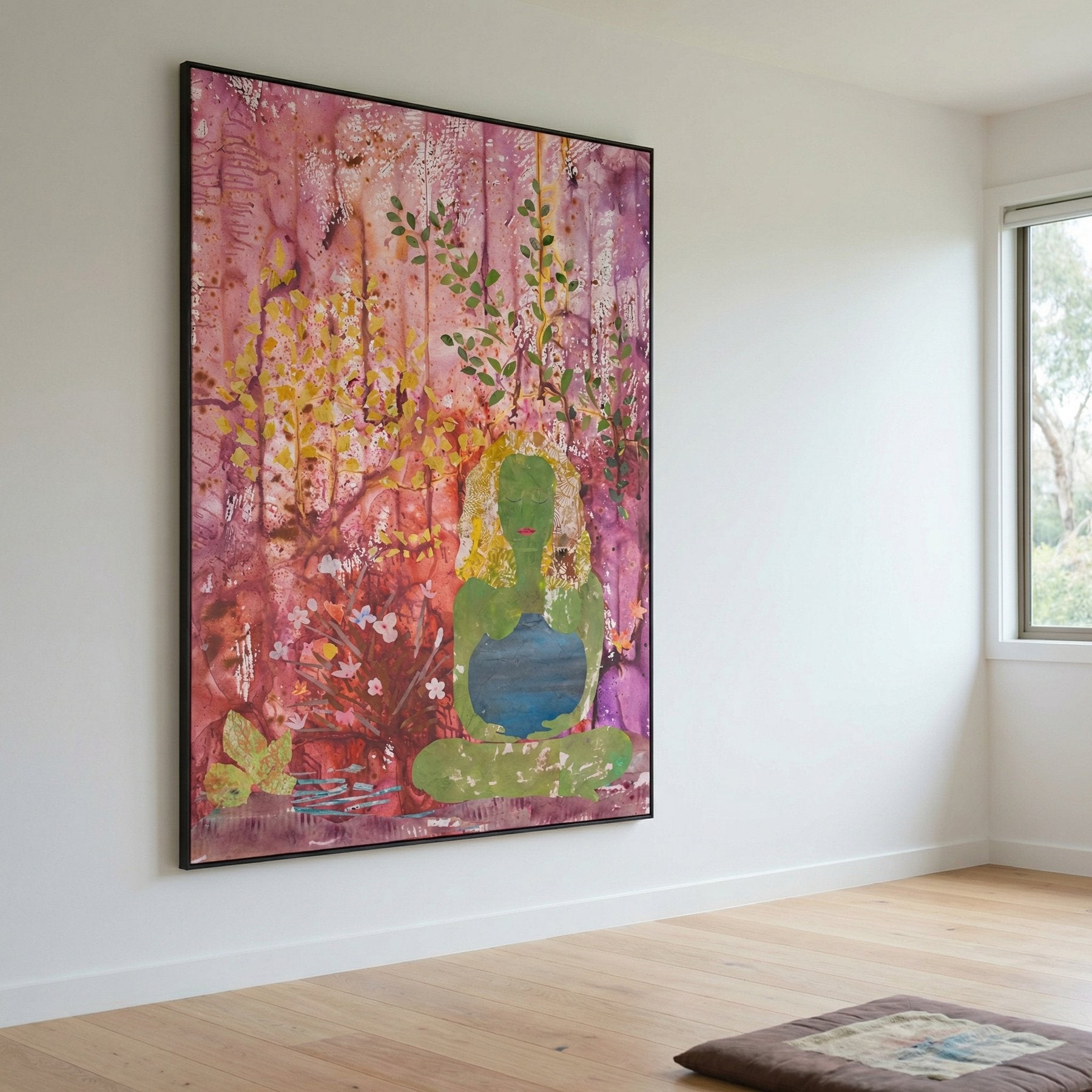 Mother Earth, purple, green Limited Edition Print by Summer Jiang