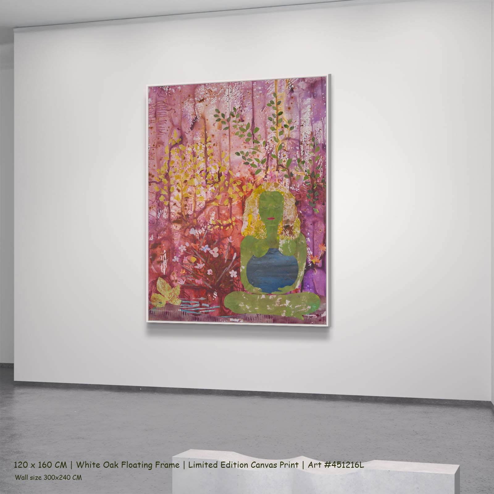 Mother Earth, purple, green Limited Edition Print by Summer Jiang