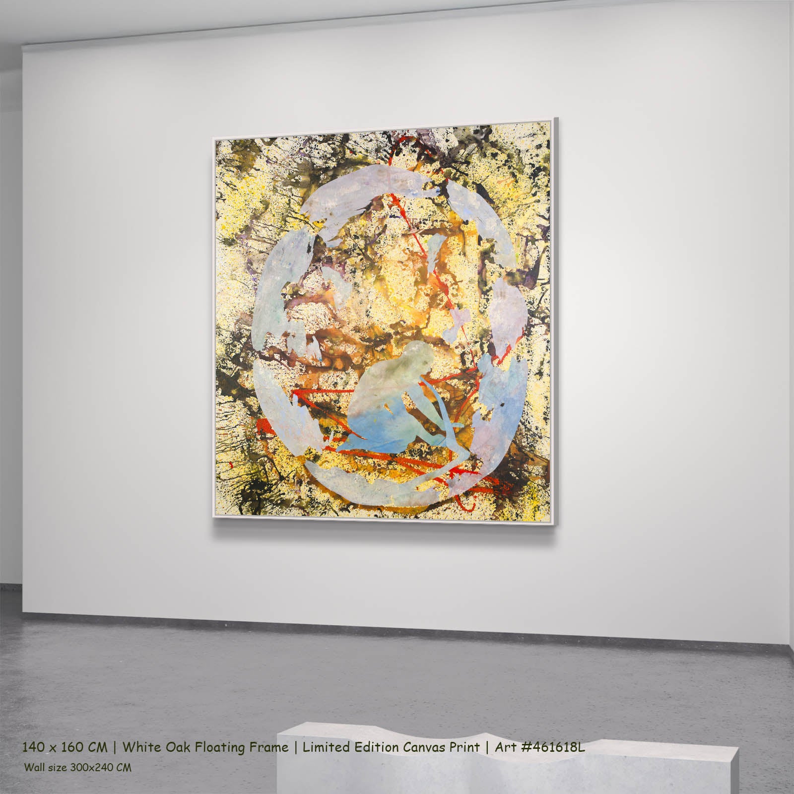 Surrender, yellow, light blue, red, black Limited Edition Print by Summer Jiang