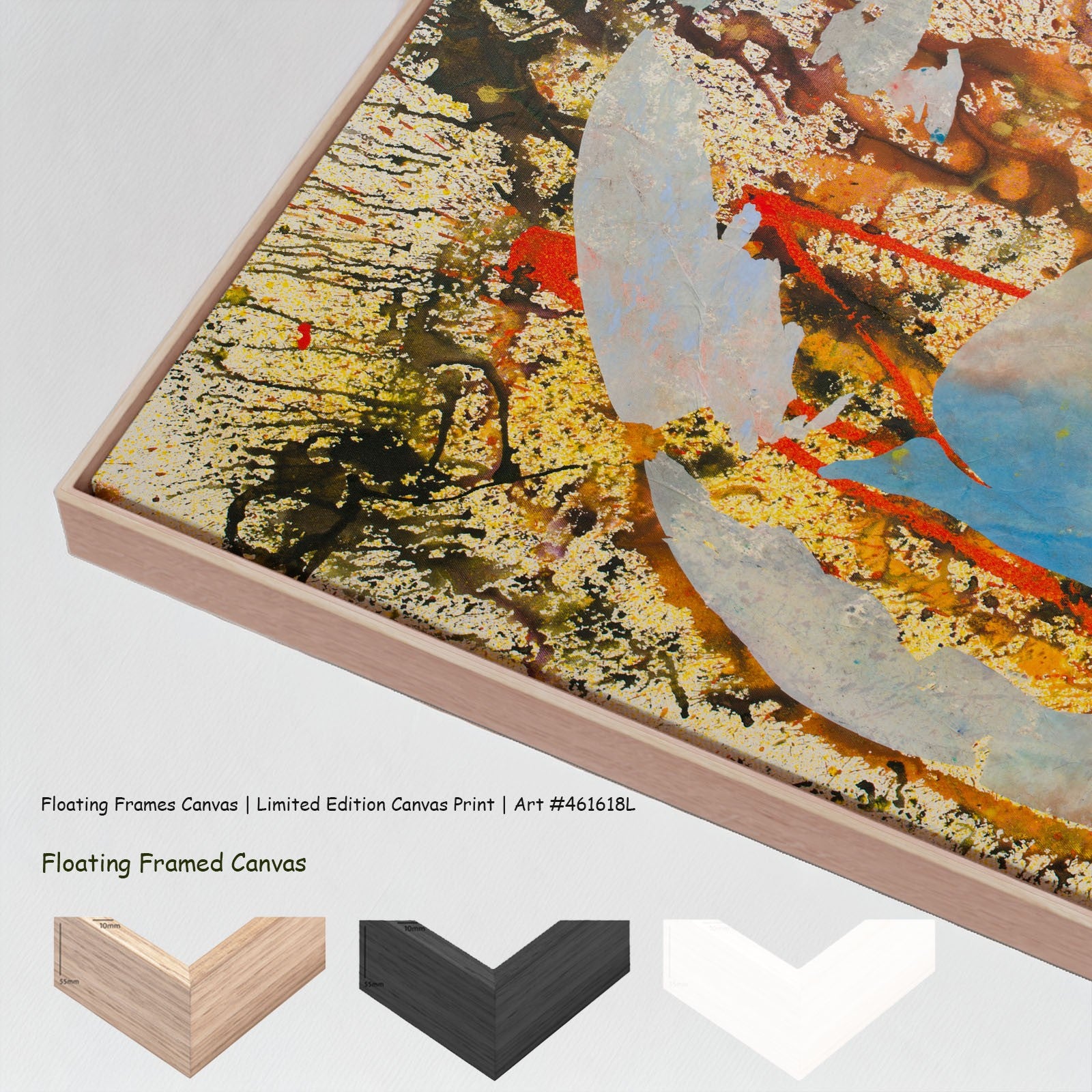 Surrender, yellow, light blue, red, black Limited Edition Print by Summer Jiang