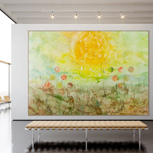 Cycle Without Resistance - hero1 art painting-Landscape