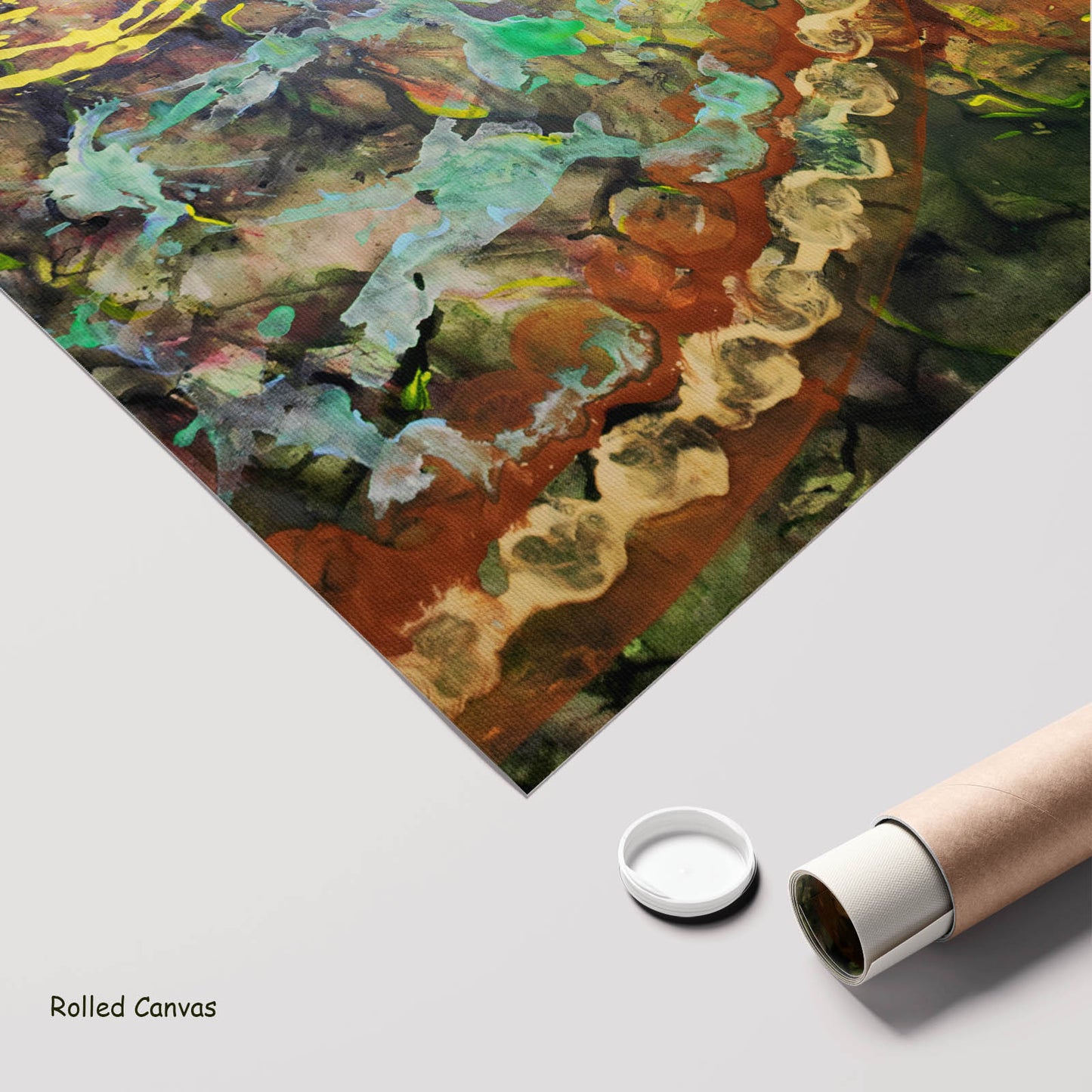 π of Life, gold, yellow, green, purple Limited Edition Print by Summer Jiang