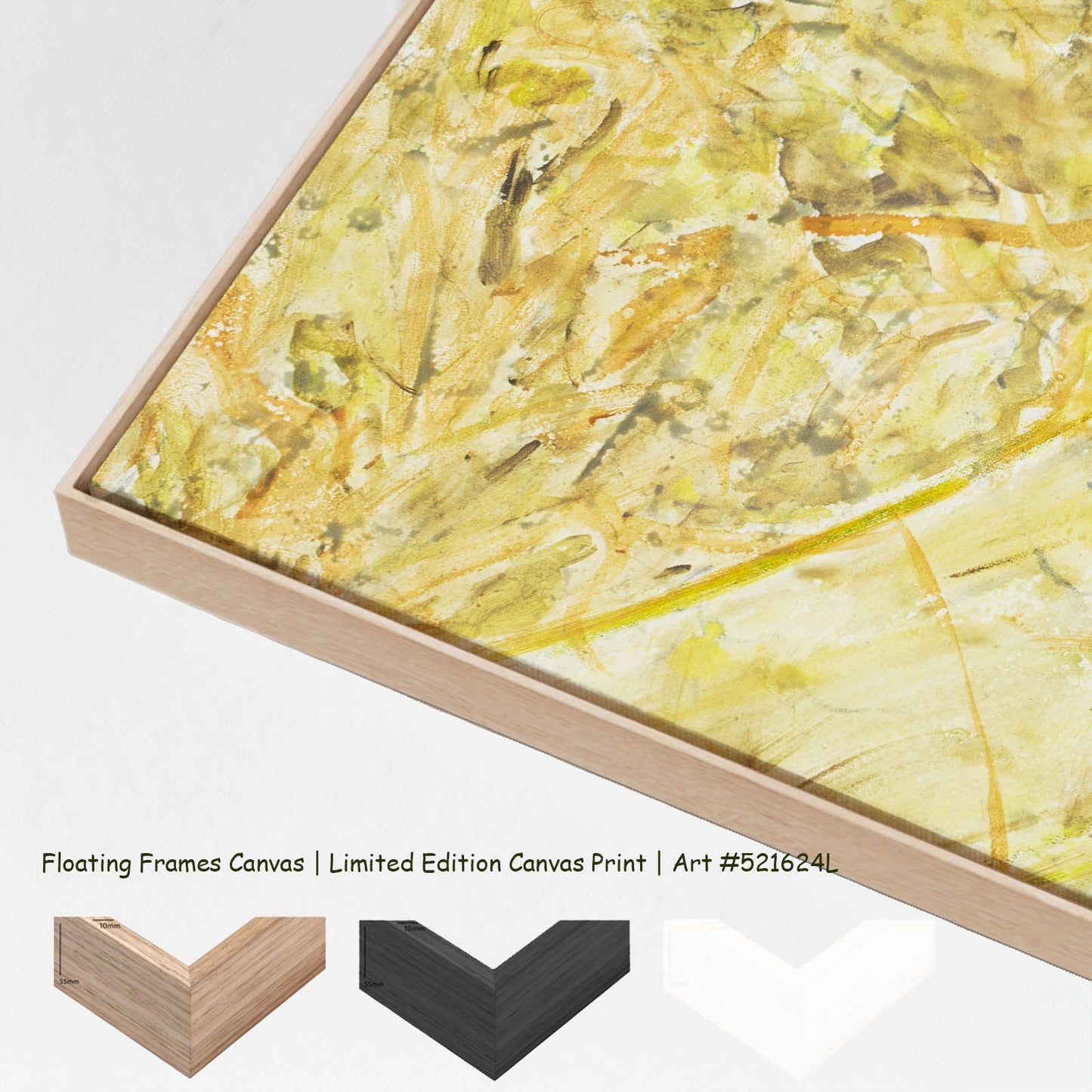 Breath of Heart, yellow, purple, gold Limited Edition Print by Summer Jiang