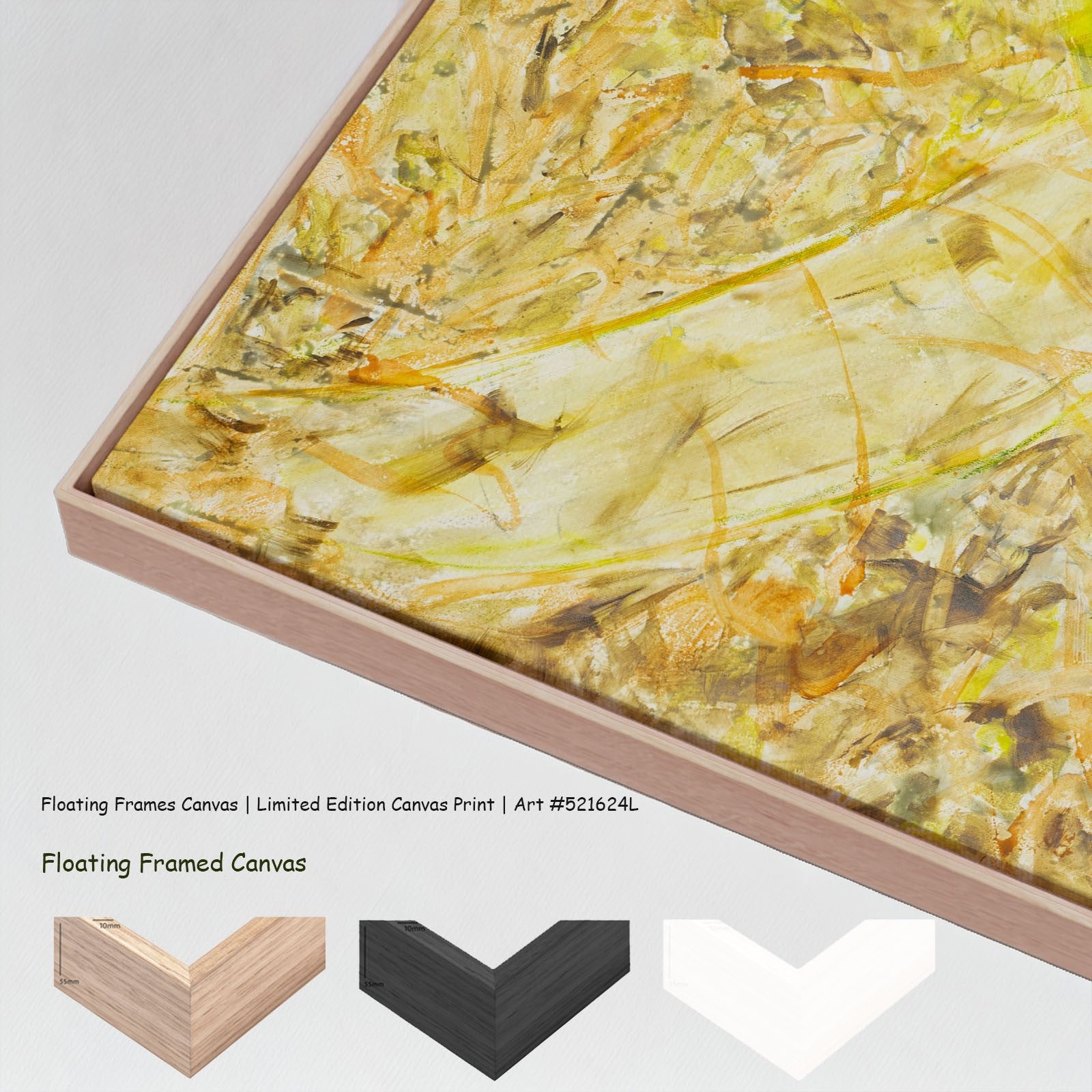 Breath of Heart, yellow, purple, gold Limited Edition Print by Summer Jiang