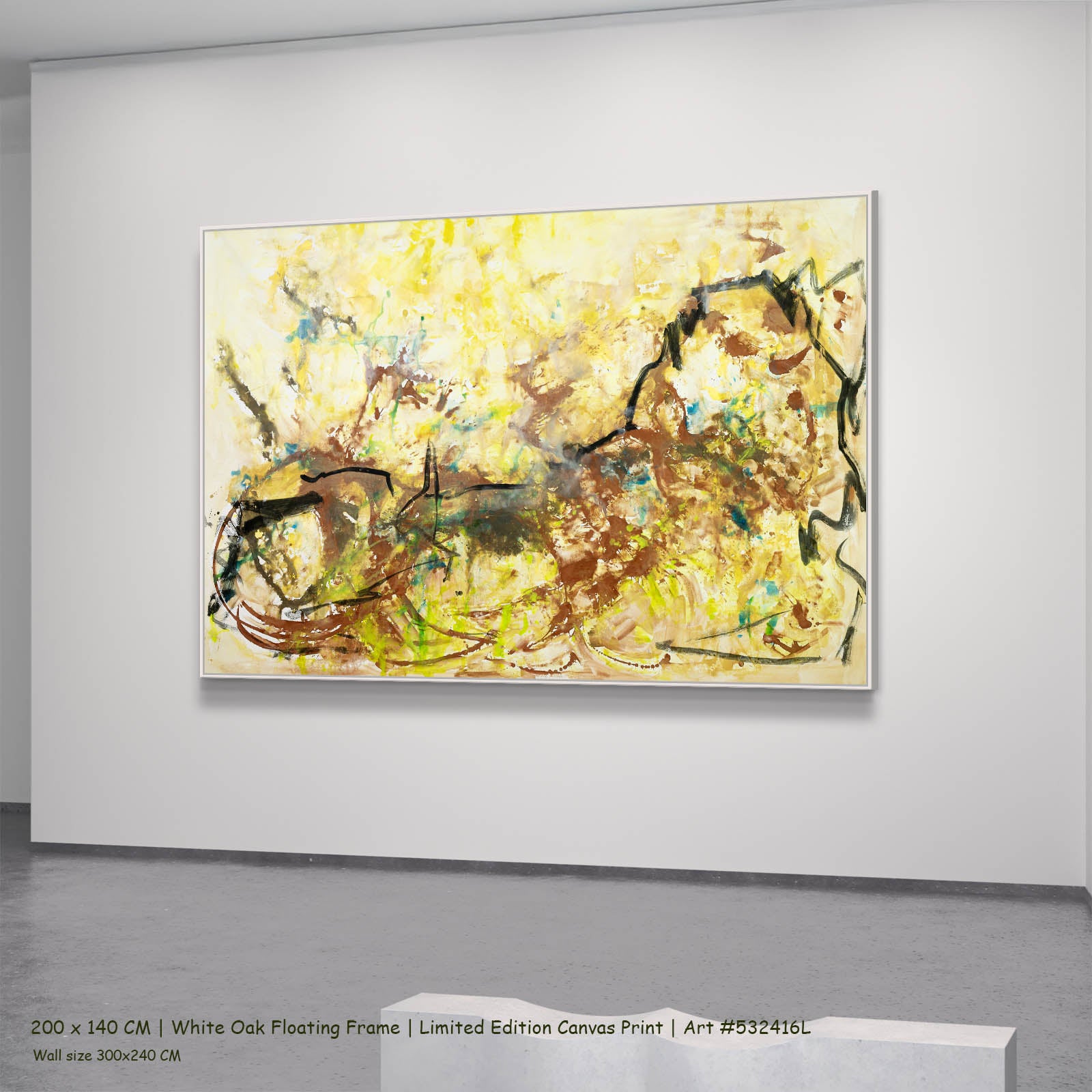 The Climb, gold, brown, black Limited Edition Print by Summer Jiang