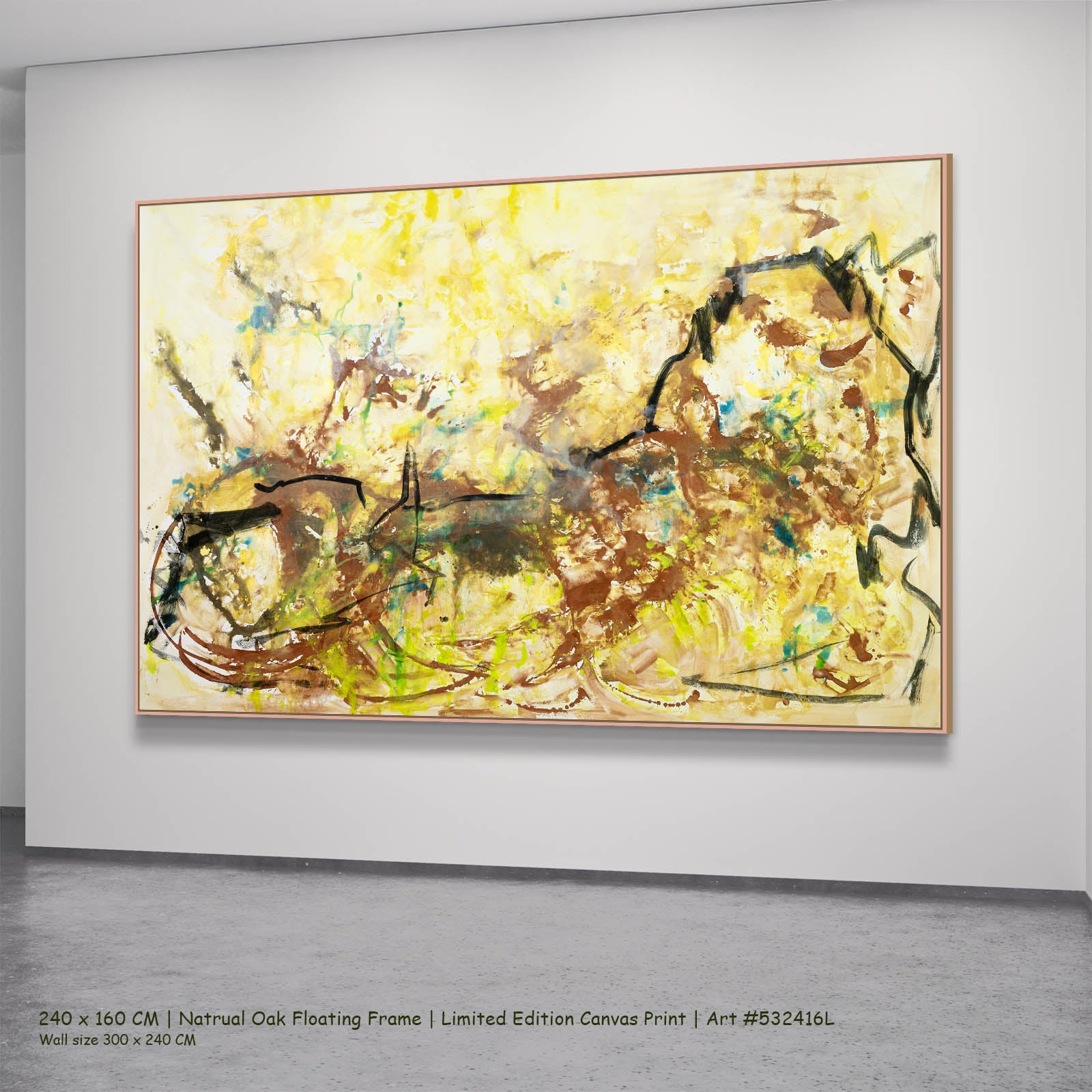 The Climb, gold, brown, black Limited Edition Print by Summer Jiang