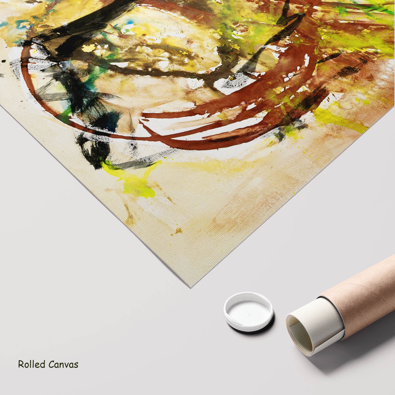 The Climb, gold, brown, black Limited Edition Print by Summer Jiang