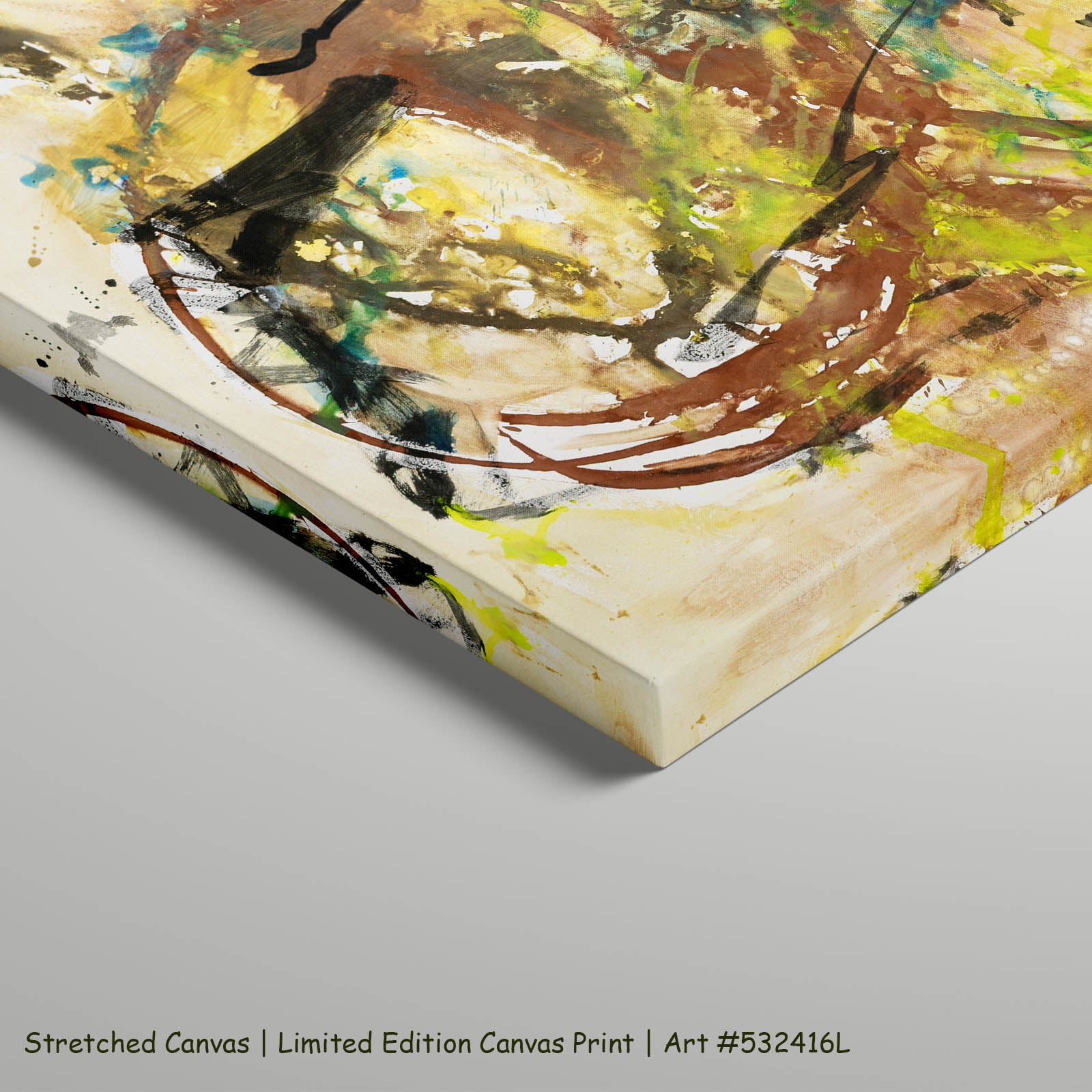 The Climb, gold, brown, black Limited Edition Print by Summer Jiang