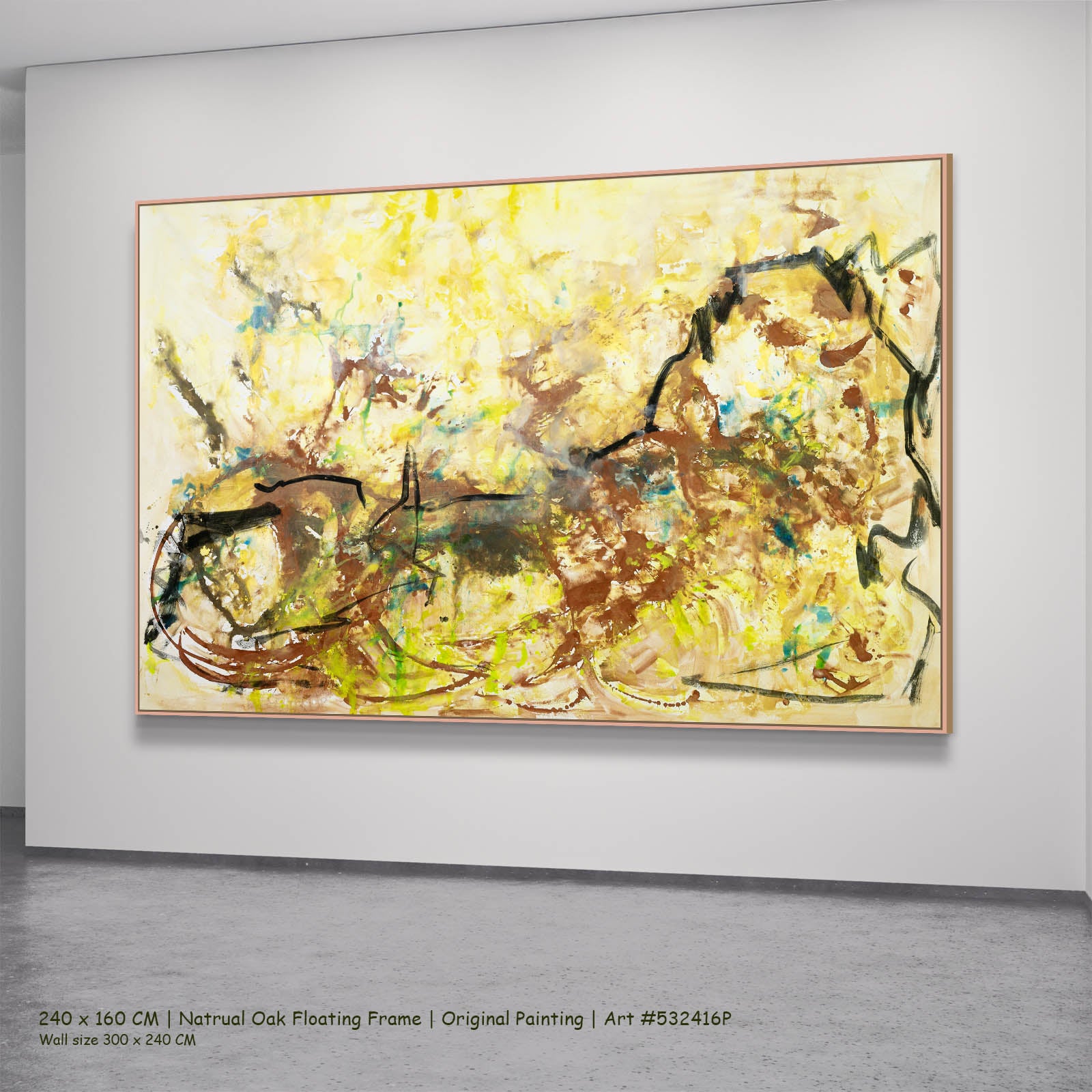 The Climb, gold, brown, black Original Painting by Summer Jiang
