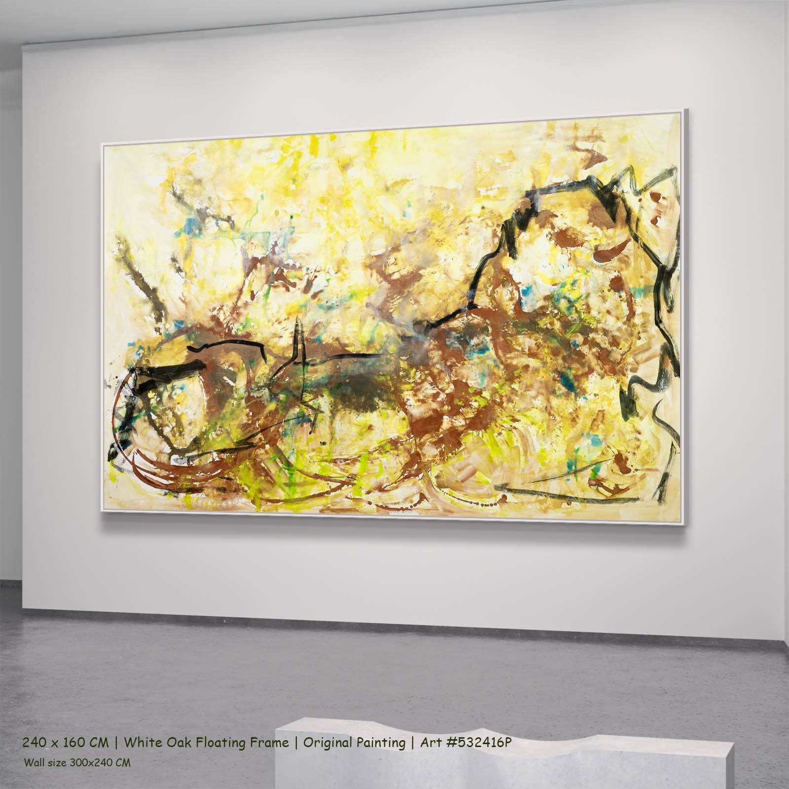 The Climb, gold, brown, black Original Painting by Summer Jiang