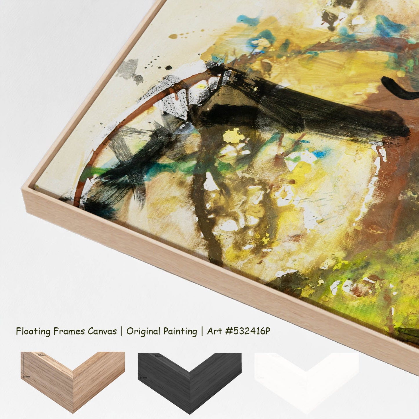 The Climb, gold, brown, black Original Painting by Summer Jiang