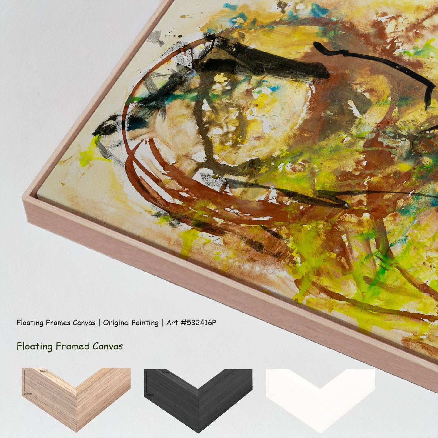 The Climb, gold, brown, black Original Painting by Summer Jiang