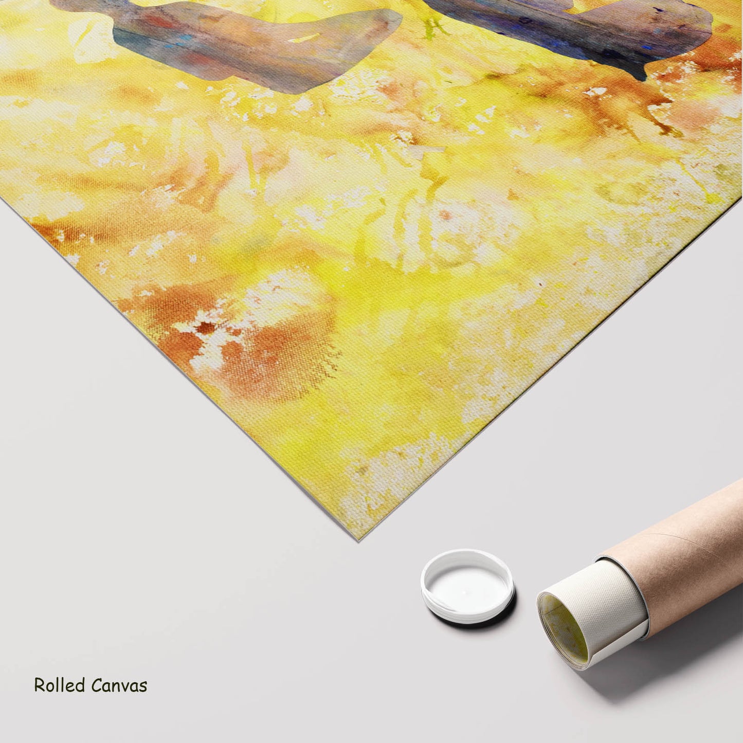 Between the Old and New, yellow, white, grey Limited Edition Print by Summer Jiang