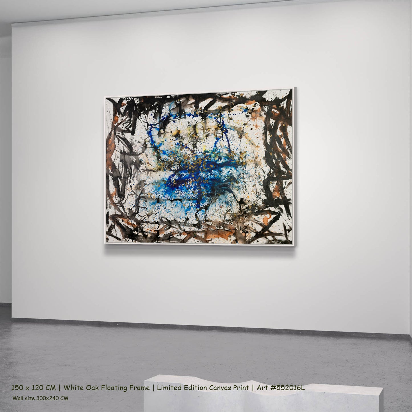In Tragedy Life is Beautiful, white, black, blue Limited Edition Print by Summer Jiang