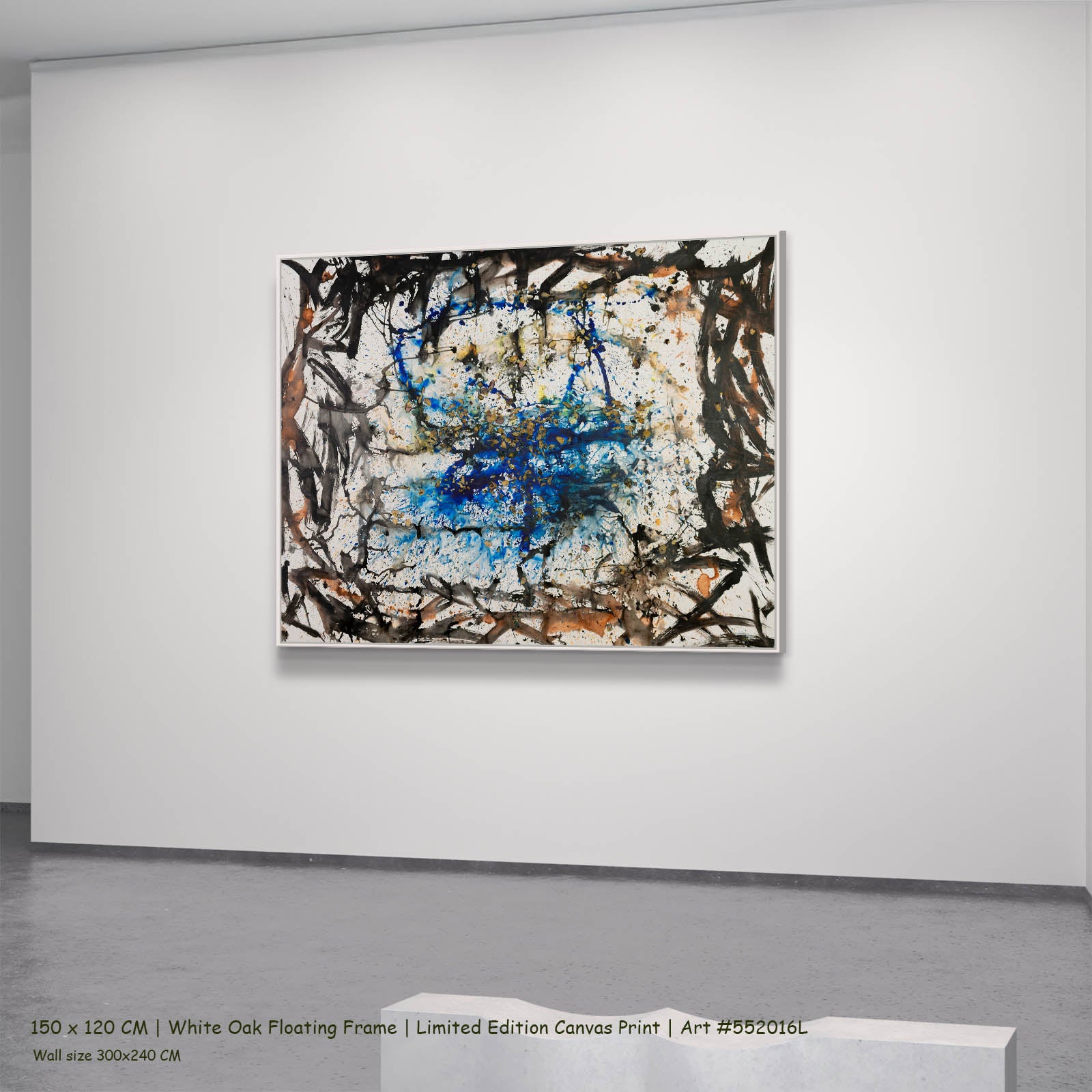 In Tragedy Life is Beautiful, white, black, blue Limited Edition Print by Summer Jiang