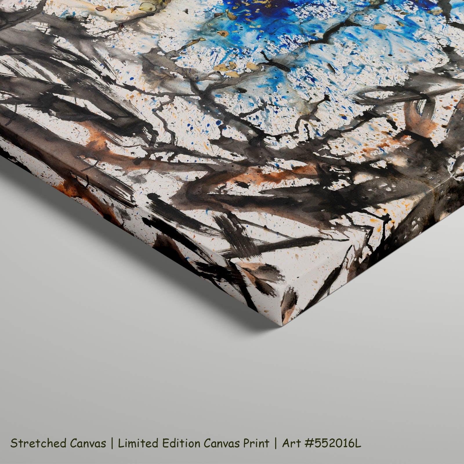 In Tragedy Life is Beautiful, white, black, blue Limited Edition Print by Summer Jiang